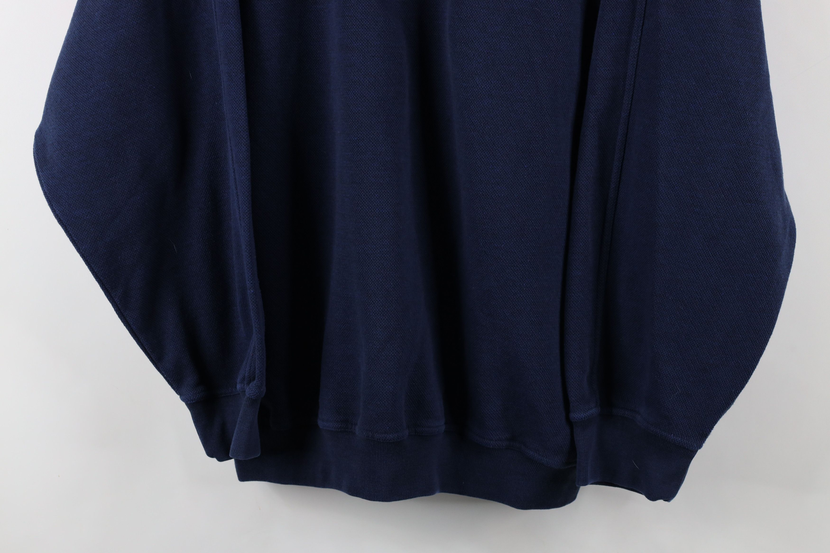 Vintage Vintage 90s Streetwear Faded Collared Pullover Sweatshirt Size US XXL / EU 58 / 5 - 3 Thumbnail