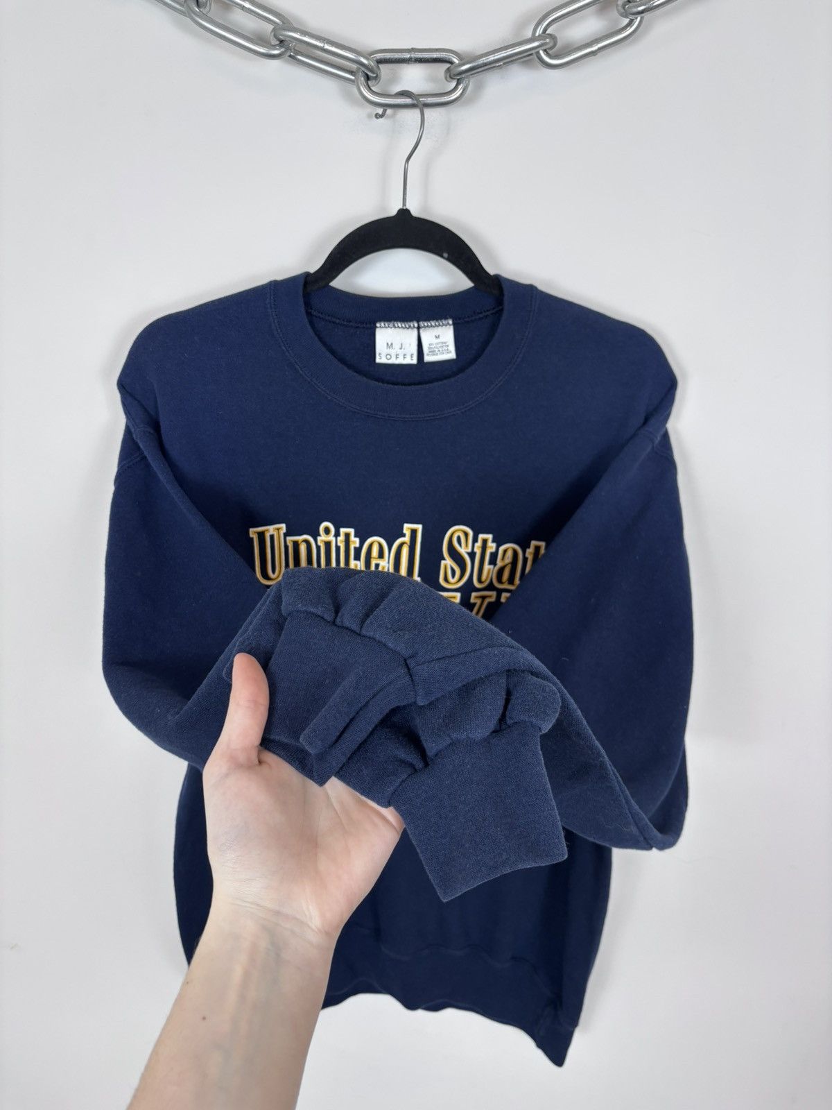 Soffe Vintage 1990s MJ Soffe United States Navy Sweatshirt Size US M / EU 48-50 / 2 - 7 Thumbnail