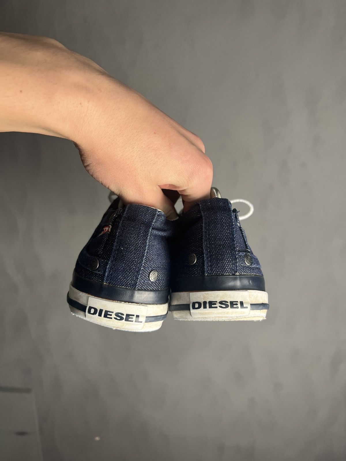 Diesel Vintage Diesel Denim Low Top Sneakers Size US 10 / EU 43 - 7 Thumbnail