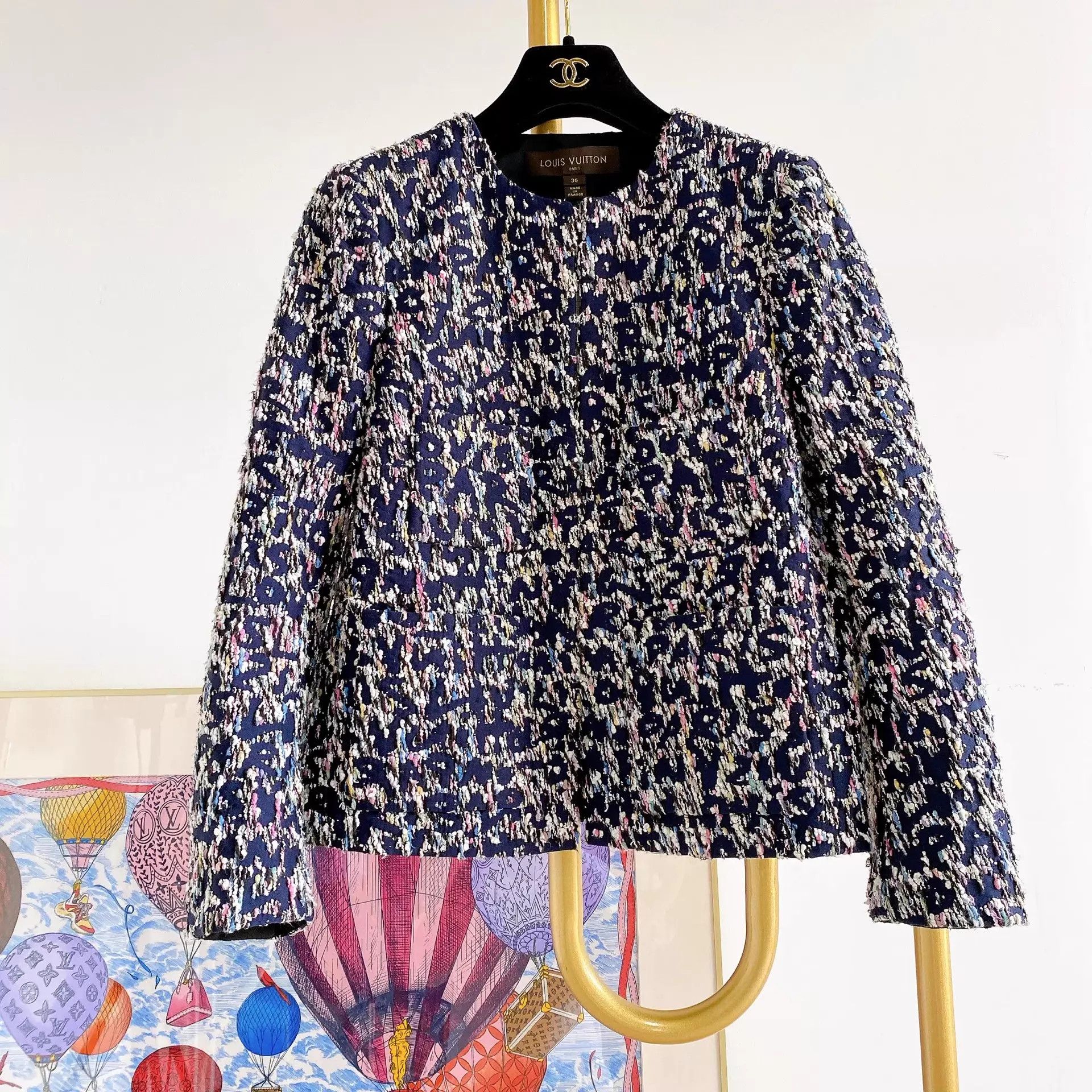 Louis Vuitton Louis Vuitton tweed jacket 36 Size XS / US 0-2 / IT 36-38 - 1 Thumbnail