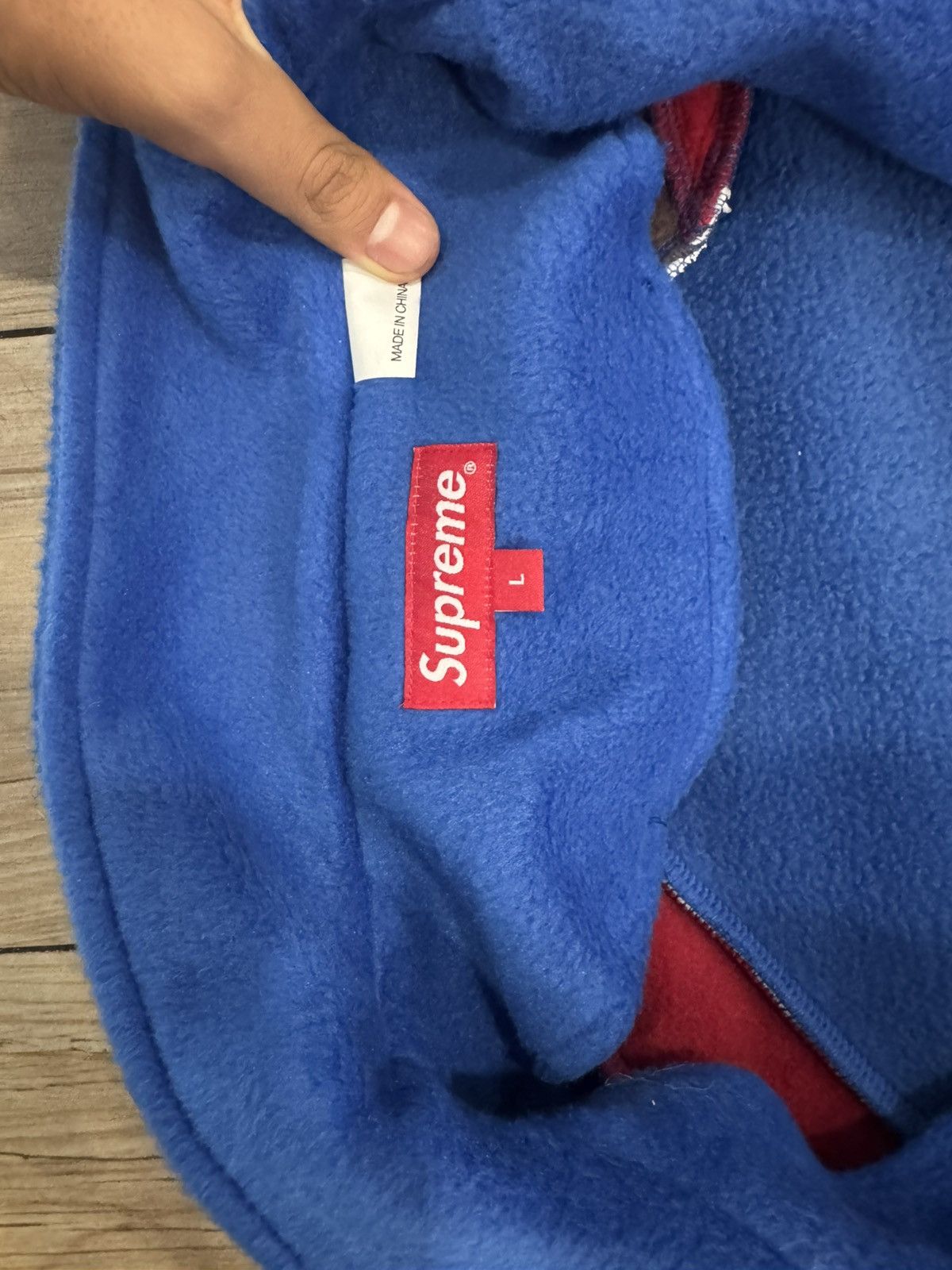 Supreme Blue red and white supreme racing jacket Size US L / EU 52-54 / 3 - 4 Thumbnail