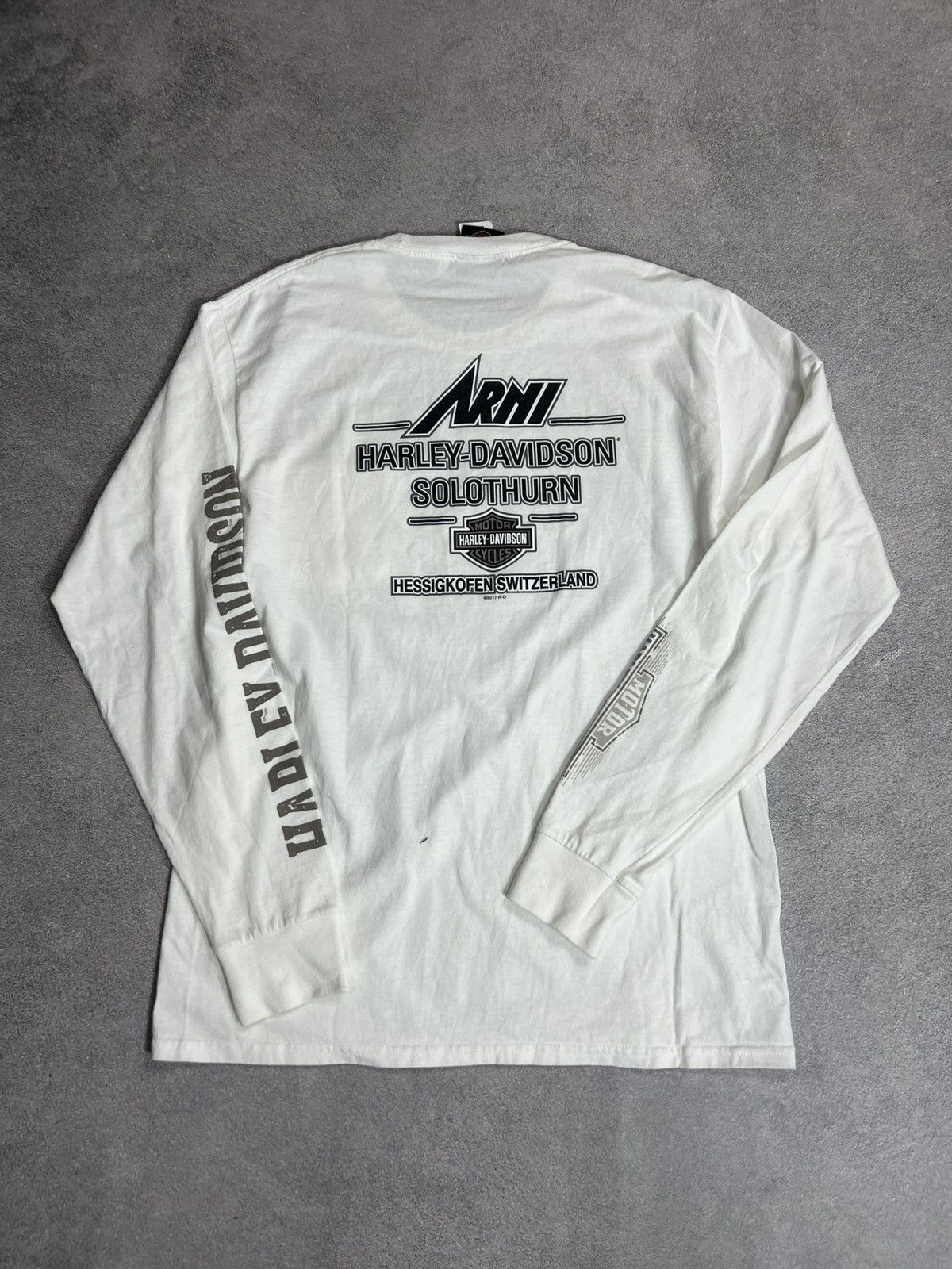Harley Davidson VTG Harley-Davidson White Archival Clothing Streetwear Japan Size US M / EU 48-50 / 2 - 8 Thumbnail