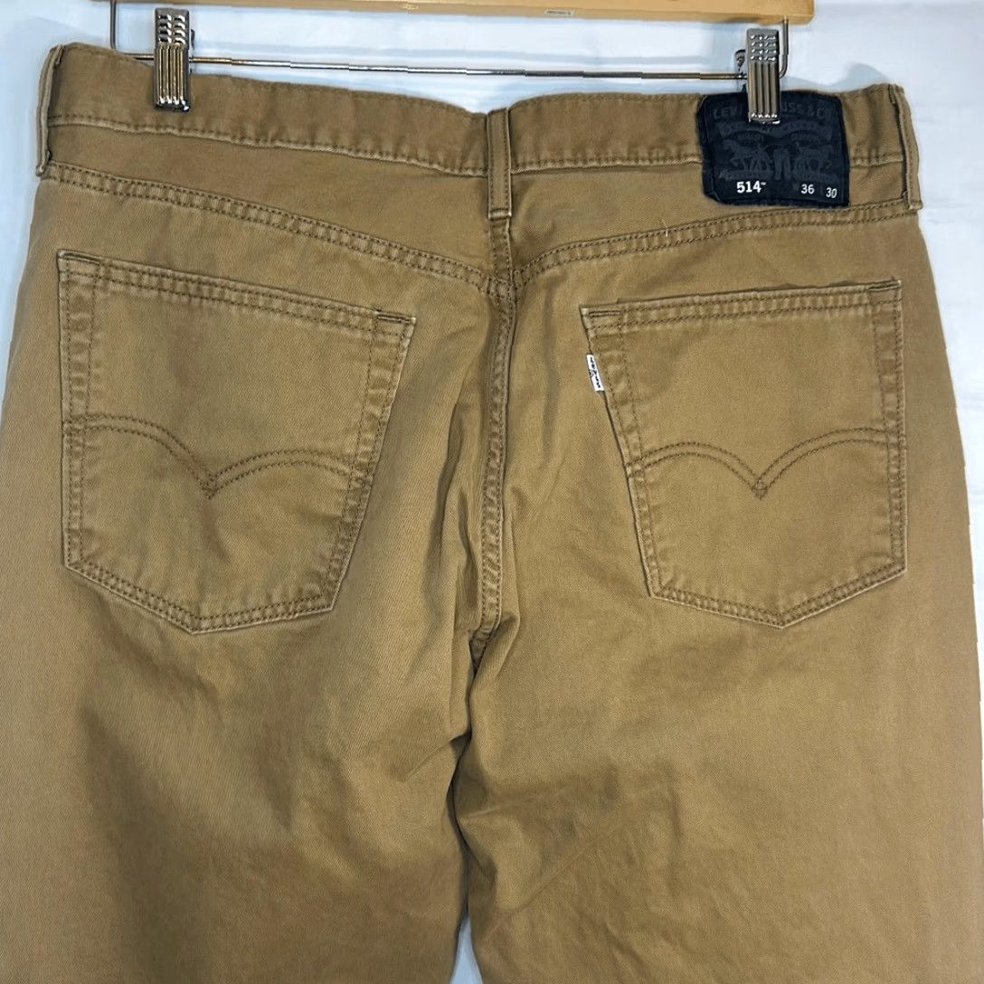 Levi's VINTAGE Levi’s 514 Mens Chino Pants Brown 36x30 Regular Inseam 30 White Tag Mens Size US 36 / EU 52 - 5 Thumbnail