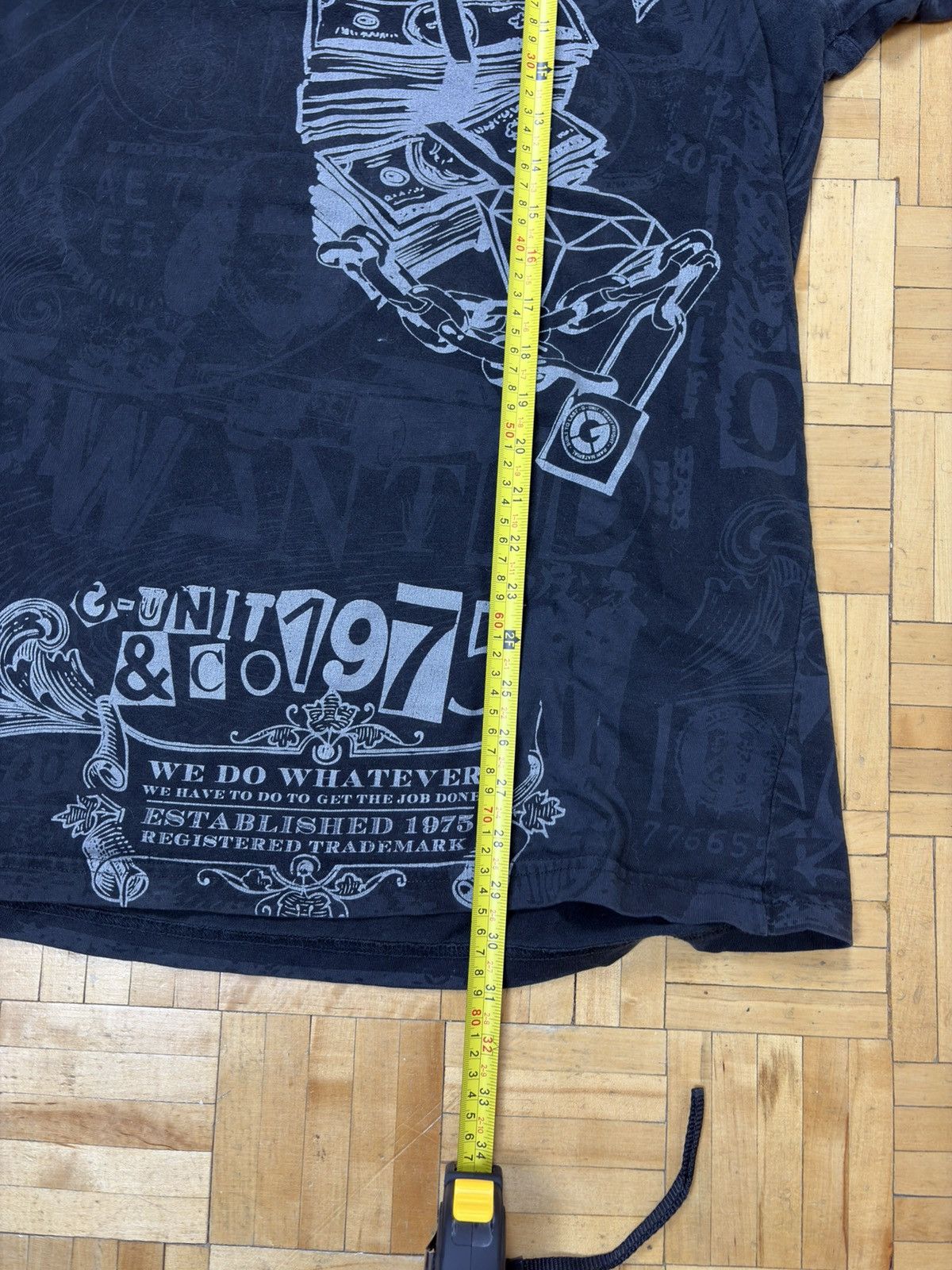 G-Unit G-Unit Baggy Rap Y2K Fullprint Tee Vintage Size US XL / EU 56 / 4 - 8 Thumbnail
