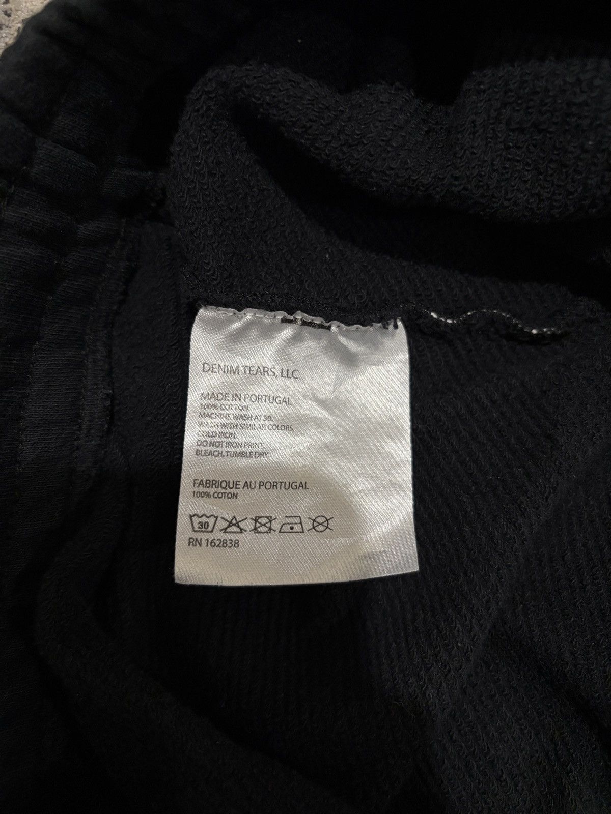 DENIM TEARS Denim Tears The Cotton Wreath Sweatpants - Black Size US 34 / EU 50 - 5 Thumbnail