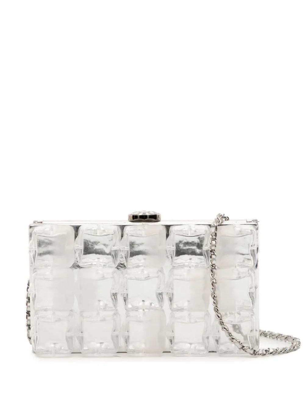 image of Chanel Fall/winter 2010 Limited Edition Ice Cube Minaudiere in Silver, Women's