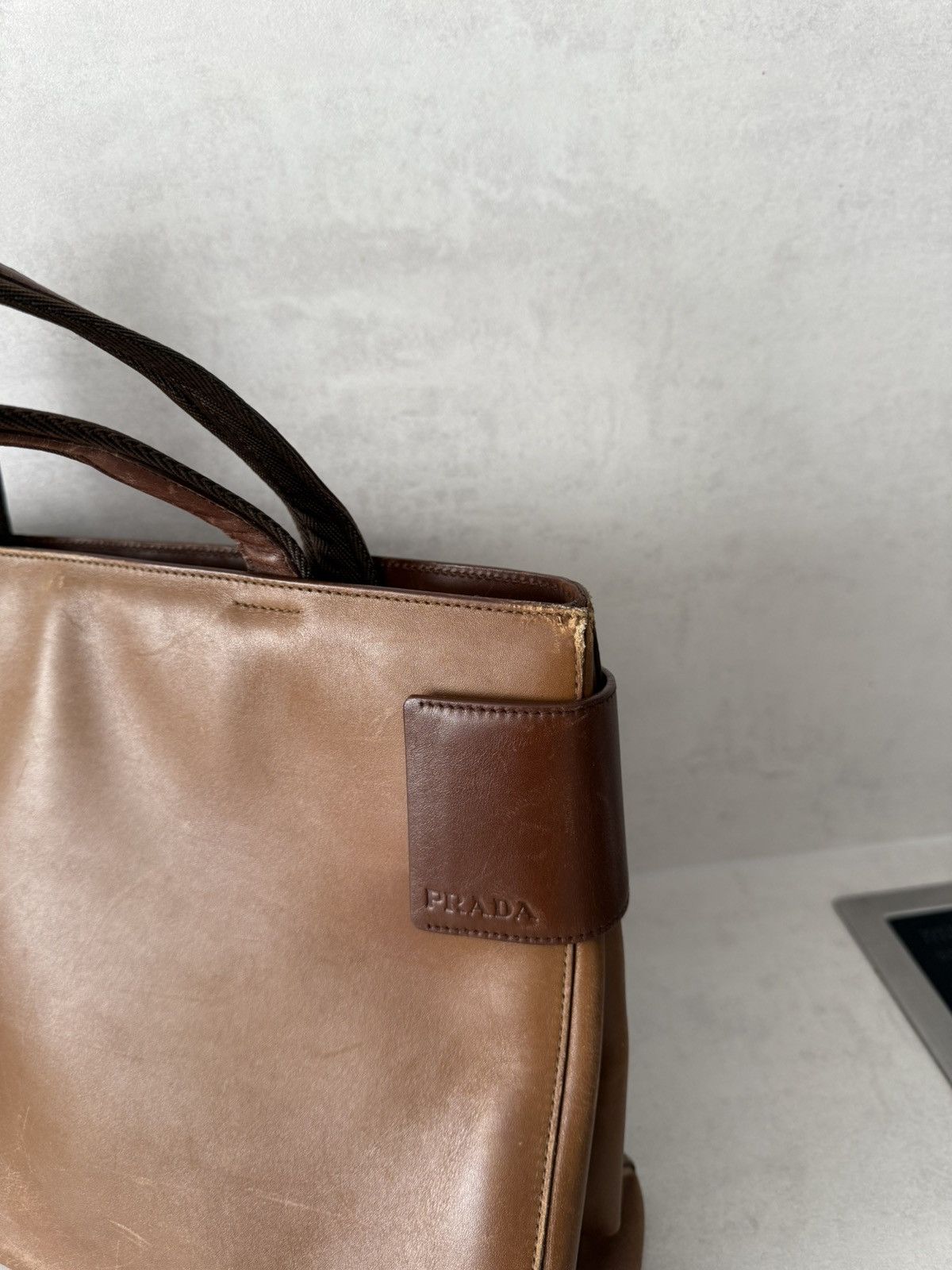 Prada Prada Vintage handle Bag – Smooth Leather, Brown Size ONE SIZE - 4 Thumbnail