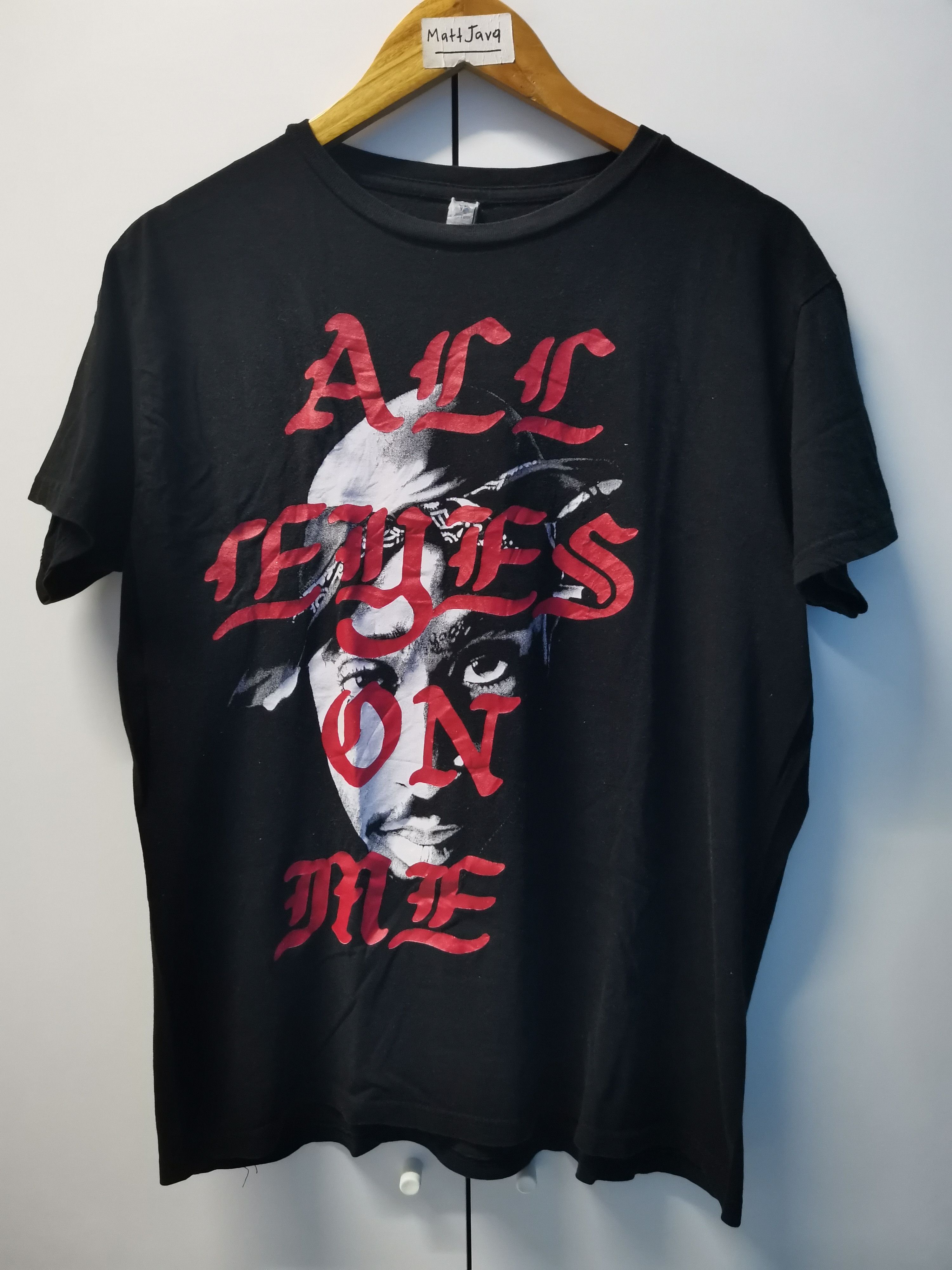 Band Tees Tupac Shakur Rapper Rap Tee Hiphop Eminem Outkast Size US M / EU 48-50 / 2 - 2 Thumbnail