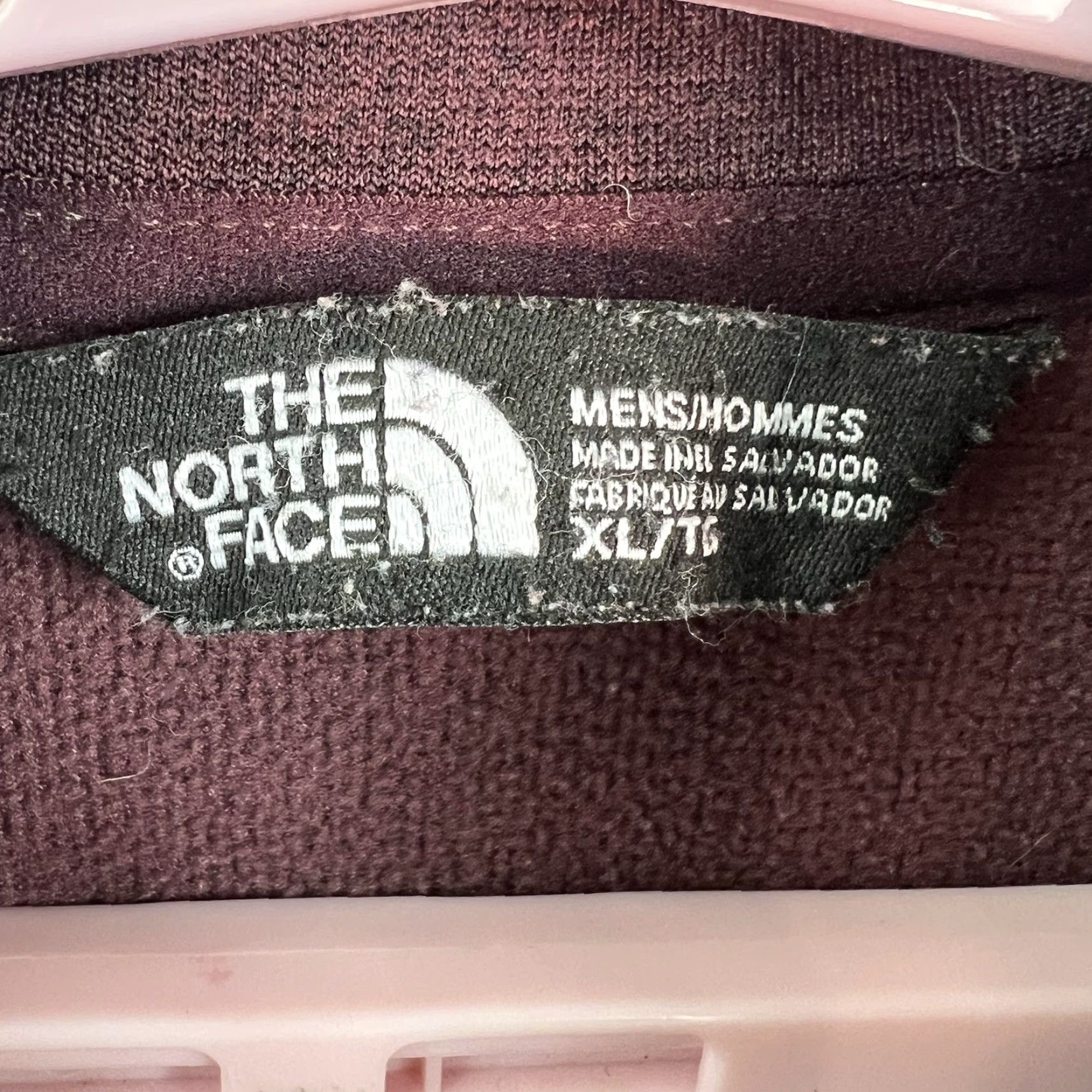 The North Face The North Face Sweatshirt 1/2 Zip XL Purple Mens Size US XL / EU 56 / 4 - 4 Thumbnail