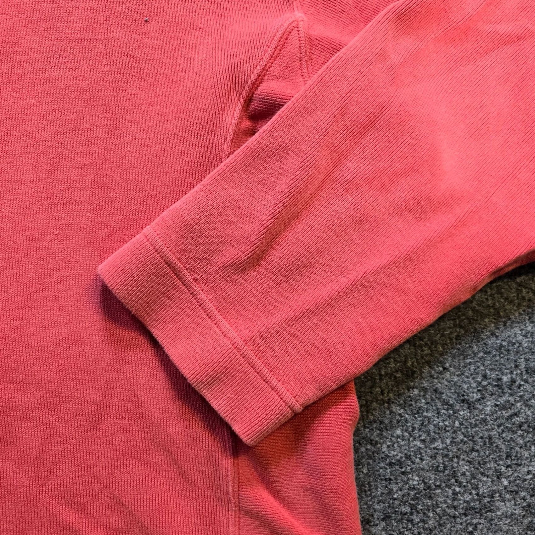 Tommy Bahama VINTAGE Tommy Bahama Sweater Shirt Womens Large Orange 1/4 Zip Long Sleeve Size L / US 10 / IT 46 - 4 Thumbnail