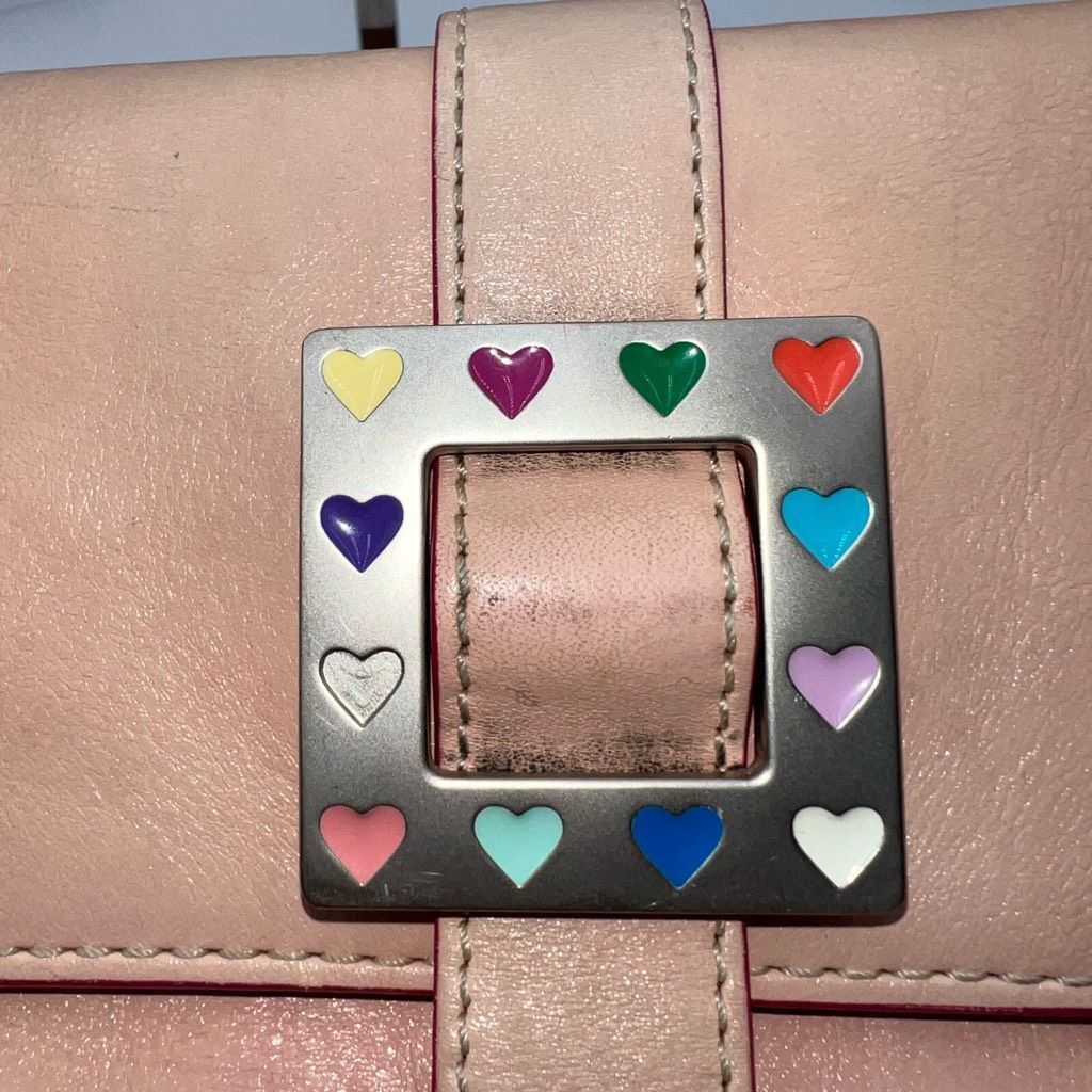 Dooney & Bourke Dooney & Bourke Vintage Enameled Heart Buckle Bag **SEE PICS Size ONE SIZE - 3 Thumbnail