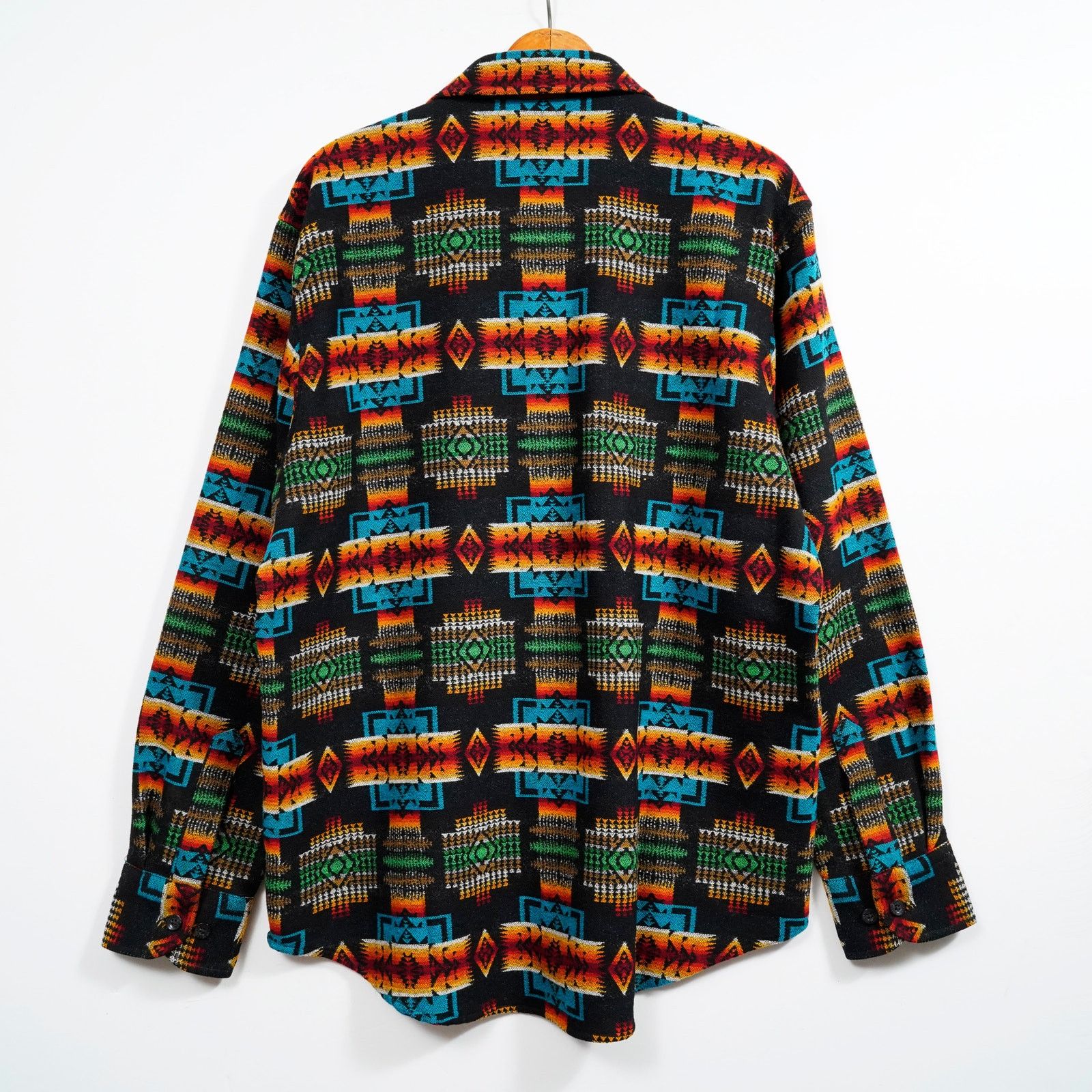 Pendleton Pendleton 100% Virgin Wool Southwestern Aztec Shirt Jacket L Size US L / EU 52-54 / 3 - 2 Thumbnail