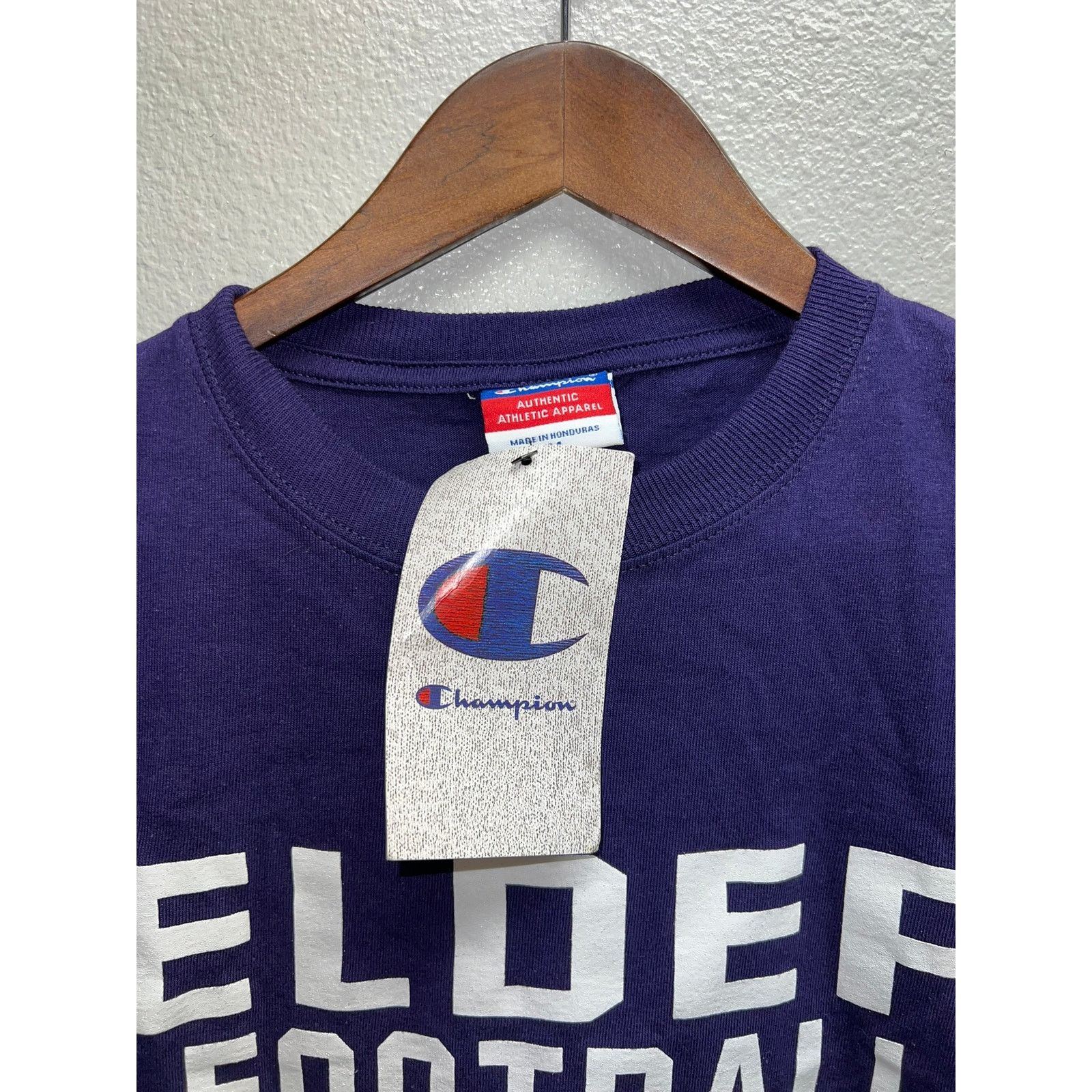 Champion Champion Elder Football Shirt Purple Tee NWT 2000s Medium Size US M / EU 48-50 / 2 - 4 Thumbnail