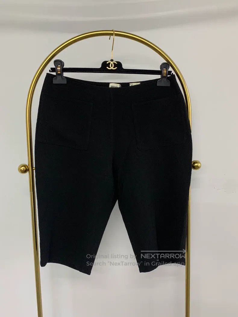 Hermes Hermes Black five-inch pants Size 26" / US 2 / IT 38 - 1 Thumbnail