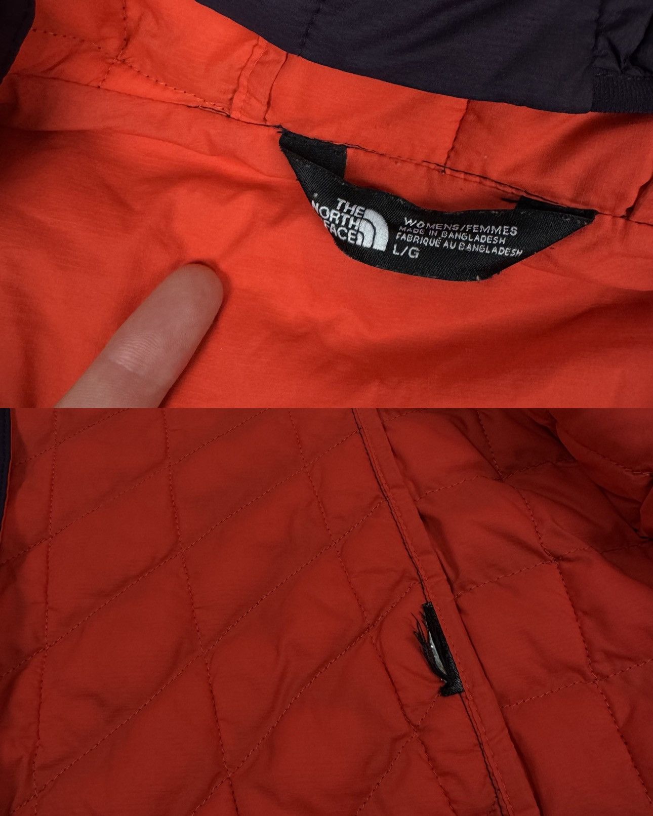 The North Face The North Face Womens Thermoball Hooded Down Puffer Jacket L Size L / US 10 / IT 46 - 2 Thumbnail