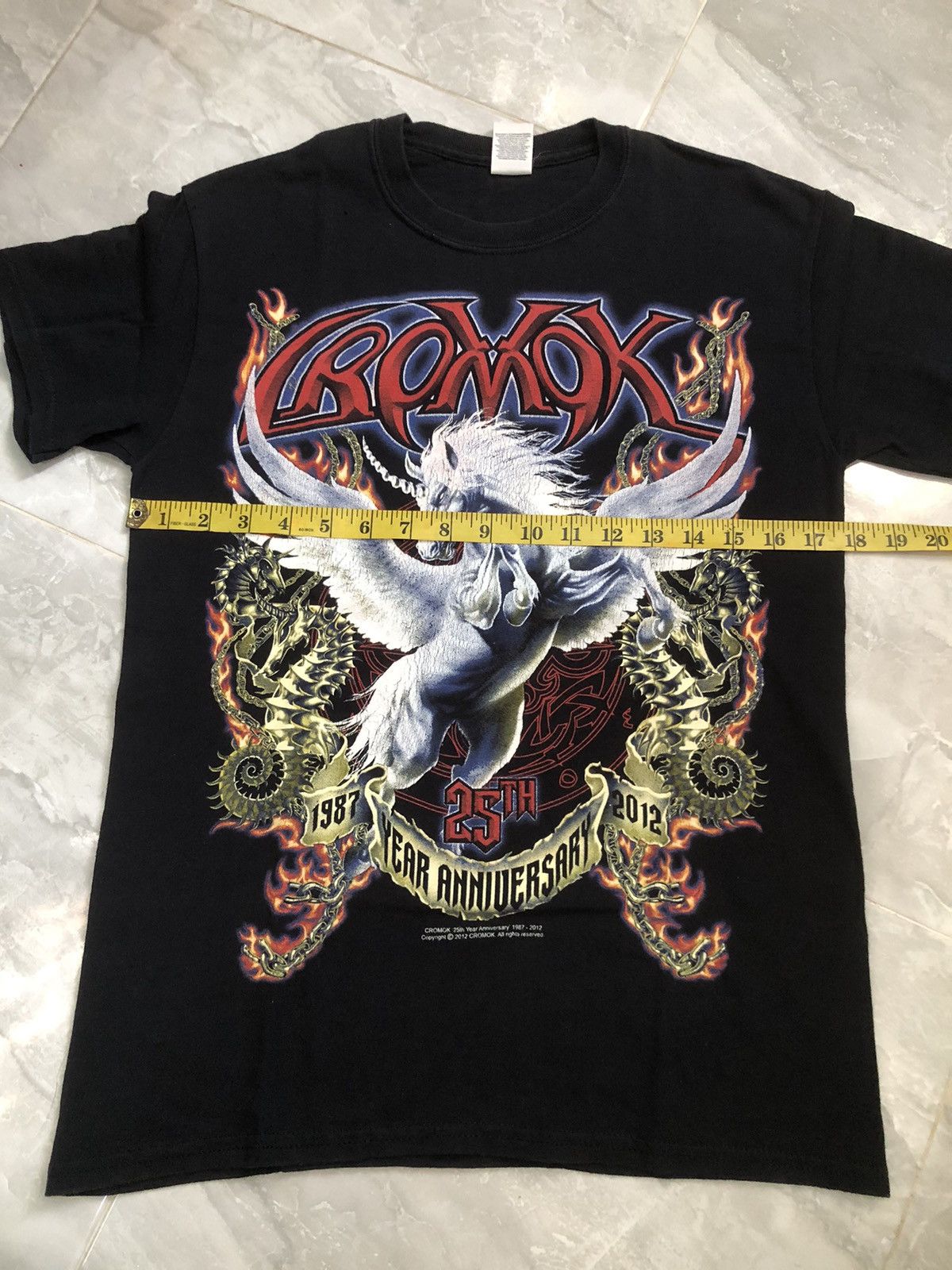 Band Tees Cromok 25th Anniversary Concert Tee 2012 Size US S / EU 44-46 / 1 - 10 Thumbnail