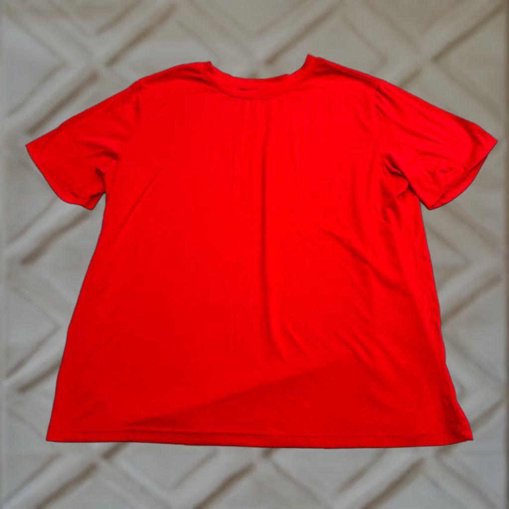 Vintage Unbranded T-Shirt Mens M Crew Neck Short Sleeve Red Solid Tee Top Regular Fit Casual Casual Shirt Size US M / EU 48-50 / 2 - 1 Thumbnail