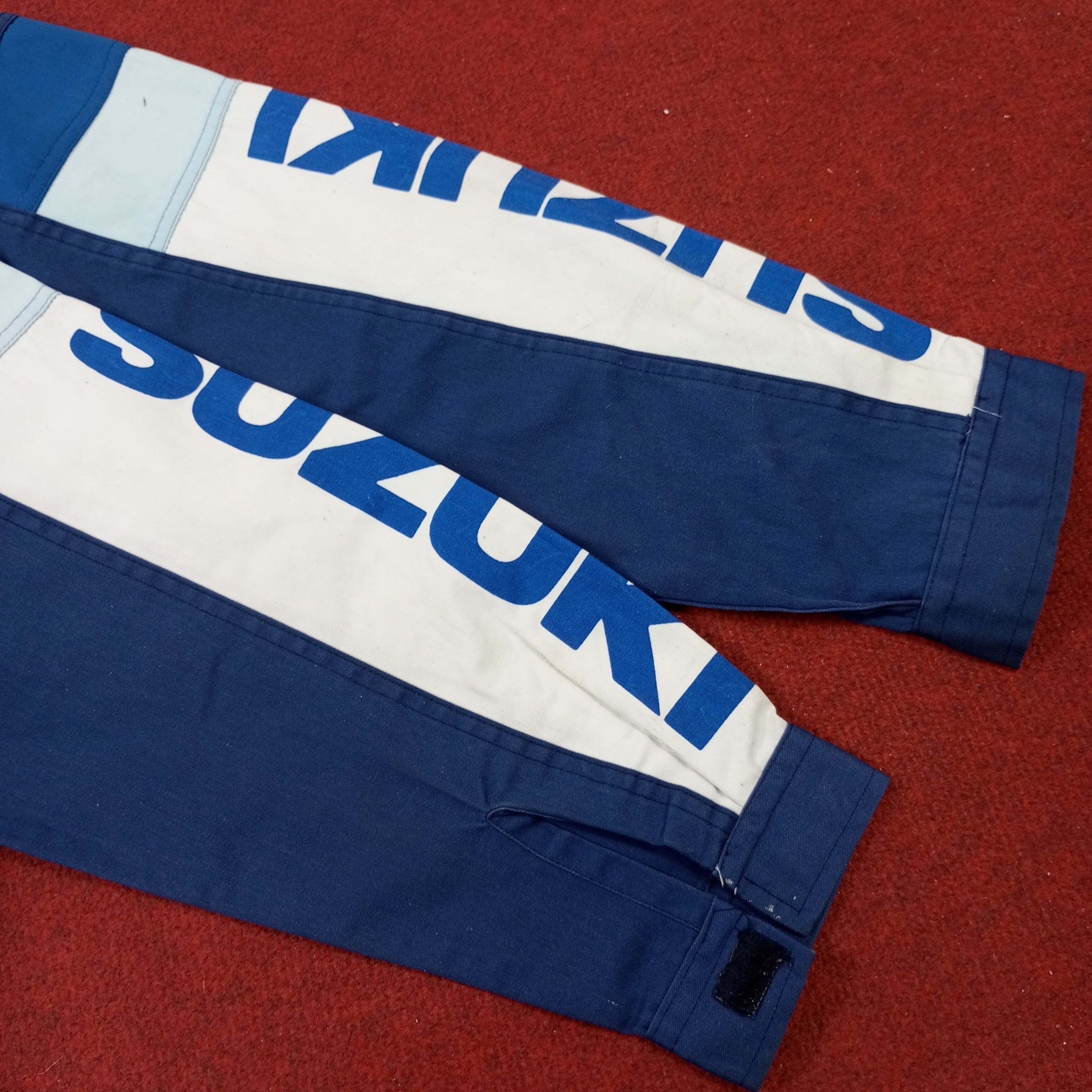 Japanese Brand × Vintage Team Suzuki Racing Workwear Style Coverall Jacket Size US M / EU 48-50 / 2 - 12 Thumbnail