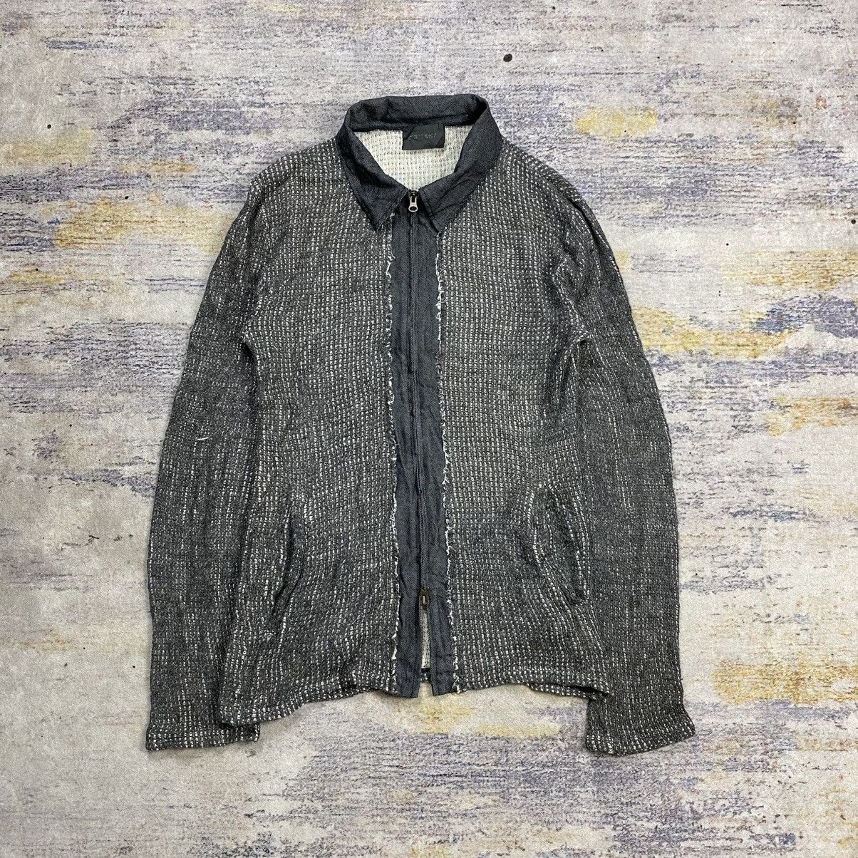 Japanese Brand Maniac works hibryd knit jacket Size US L / EU 52-54 / 3 - 1 Thumbnail