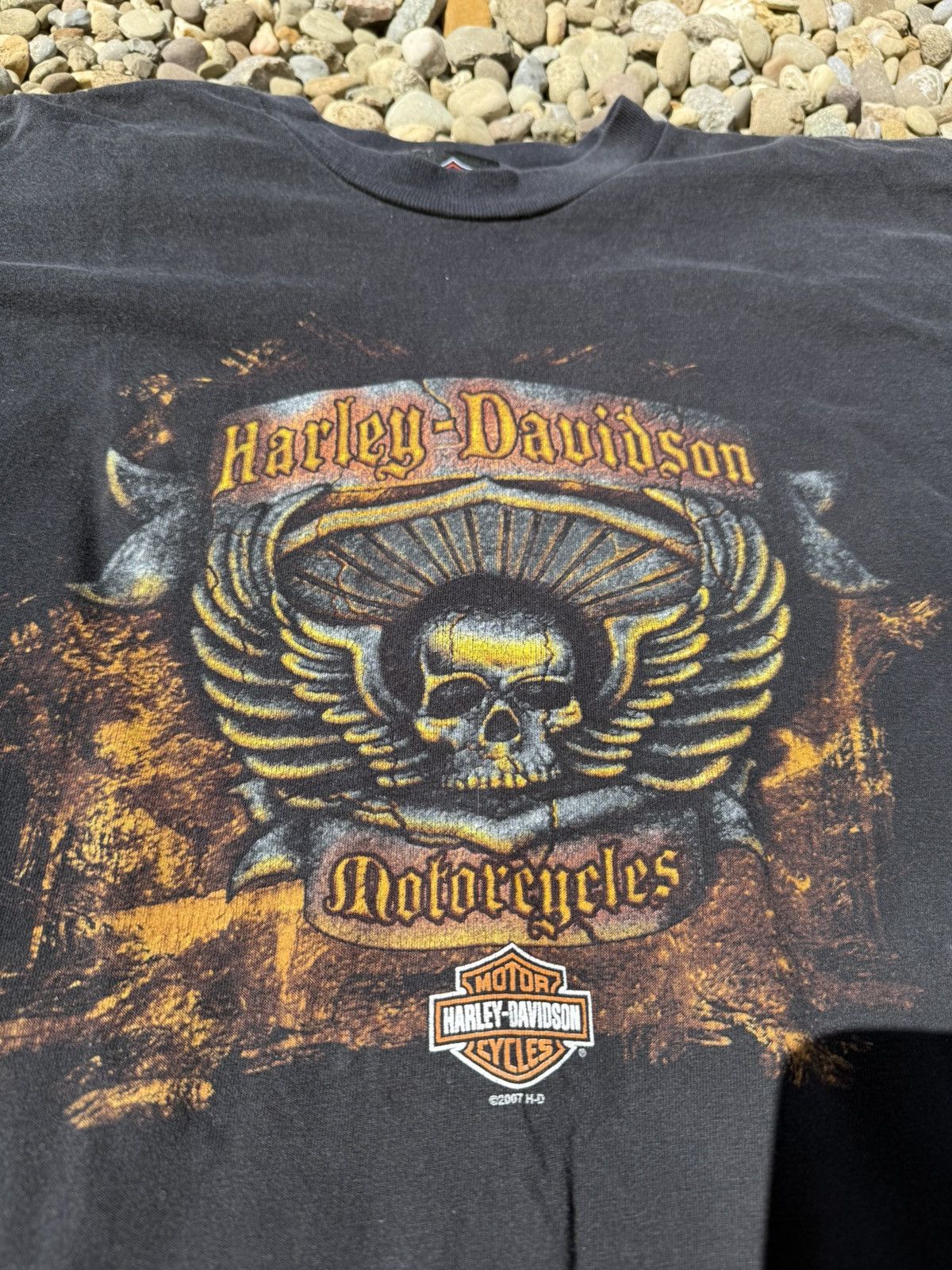 Harley Davidson Harley Davidson 07 Skull Graphic Tee Size US L / EU 52-54 / 3 - 2 Thumbnail