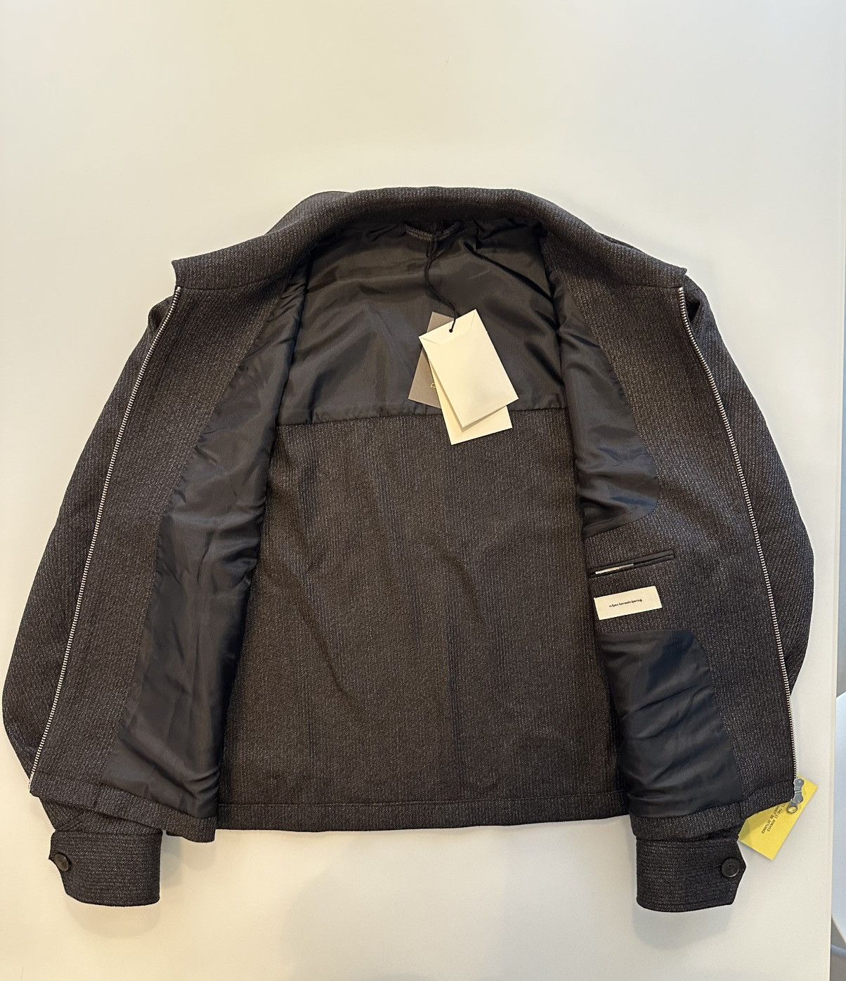 Mfpen Mfpen Mail Jacket - Brown Melange Stripe - Medium Size US M / EU 48-50 / 2 - 10 Thumbnail