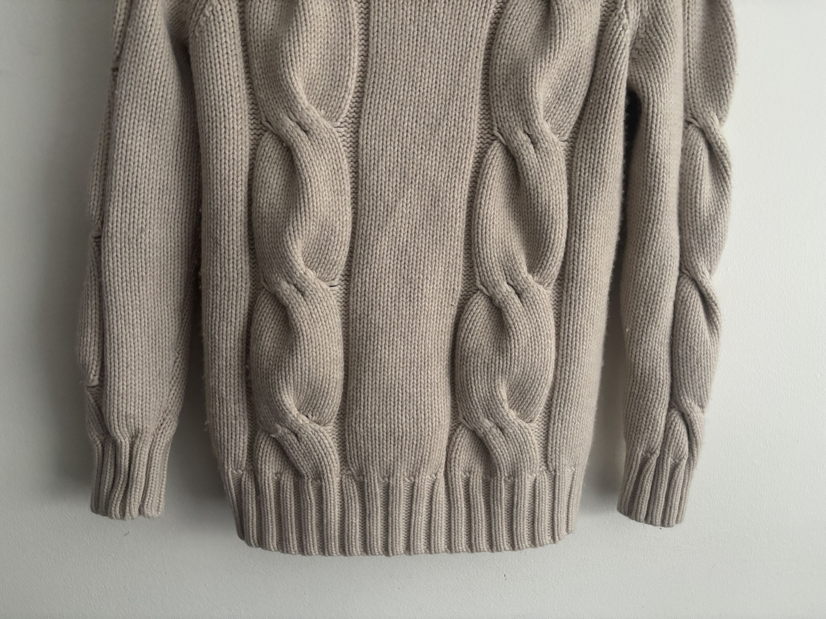 Tomorrowland $320 Wool Cashmere Cable Knit Cardigan Sweater - XS/Small Size US XS / EU 42 / 0 - 10 Thumbnail
