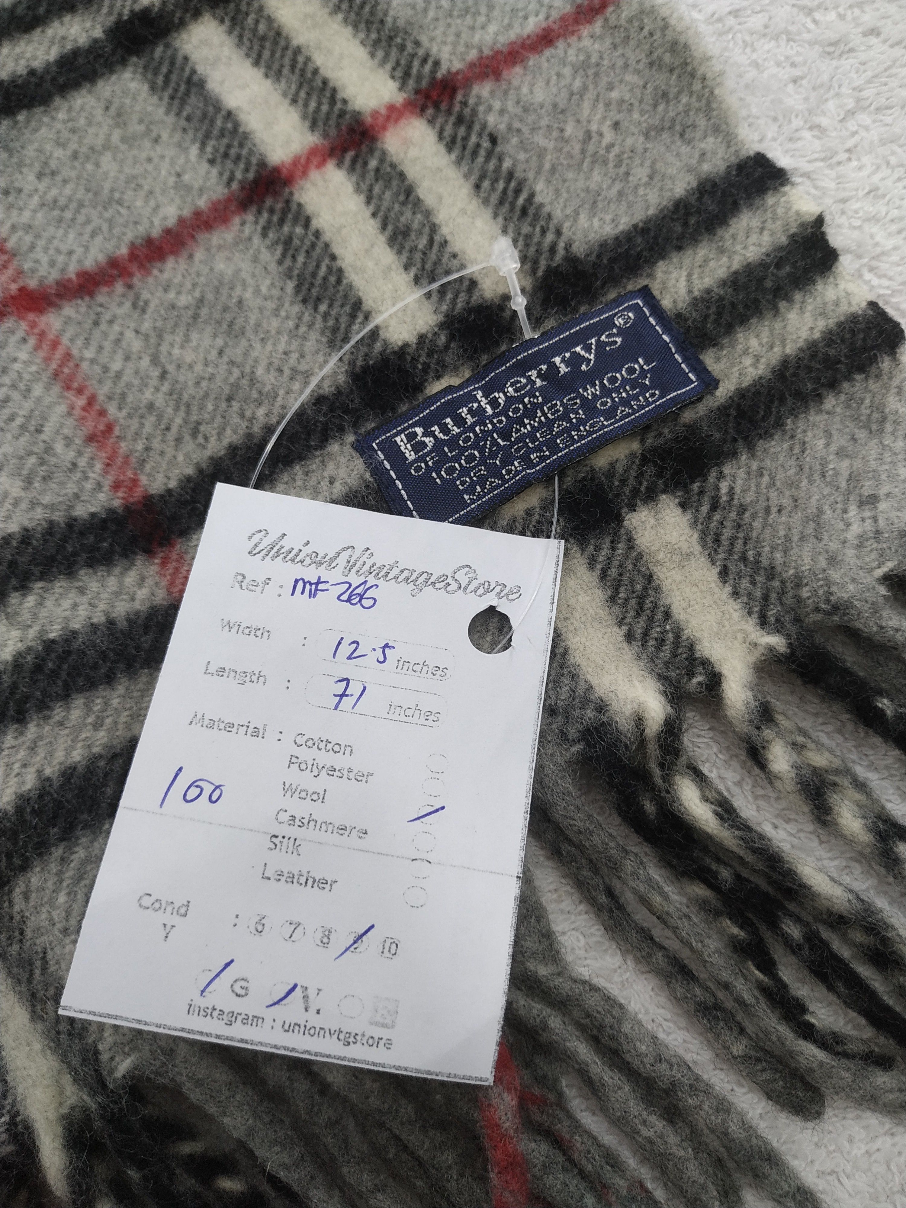 Burberry Vintage Burberry Scarf/Muffler/Neckwear MF266 Size ONE SIZE - 5 Thumbnail