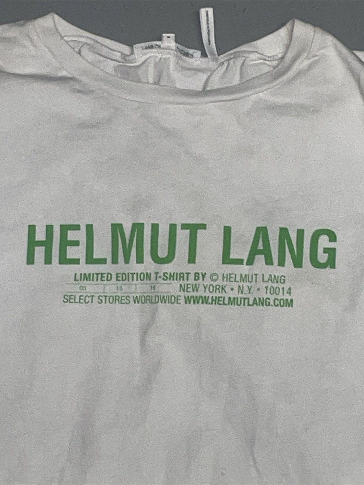 Helmut Lang Helmut lang limited edition 2018 tee Size US S / EU 44-46 / 1 - 2 Thumbnail