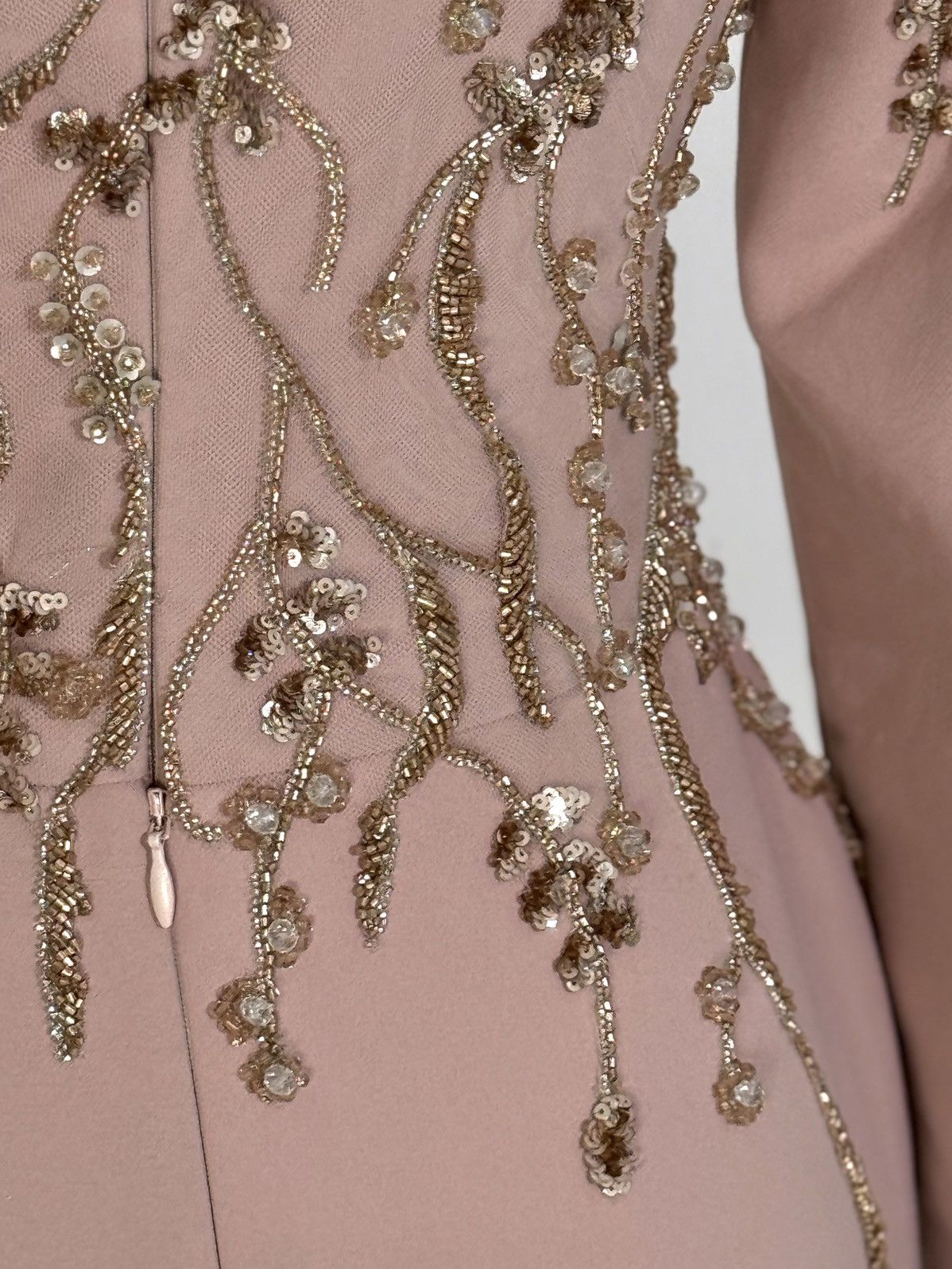 Other Brand New US 6 Tony Ward One Shoulder Gown with Gold Beading Size M / US 6-8 / IT 42-44 - 5 Thumbnail
