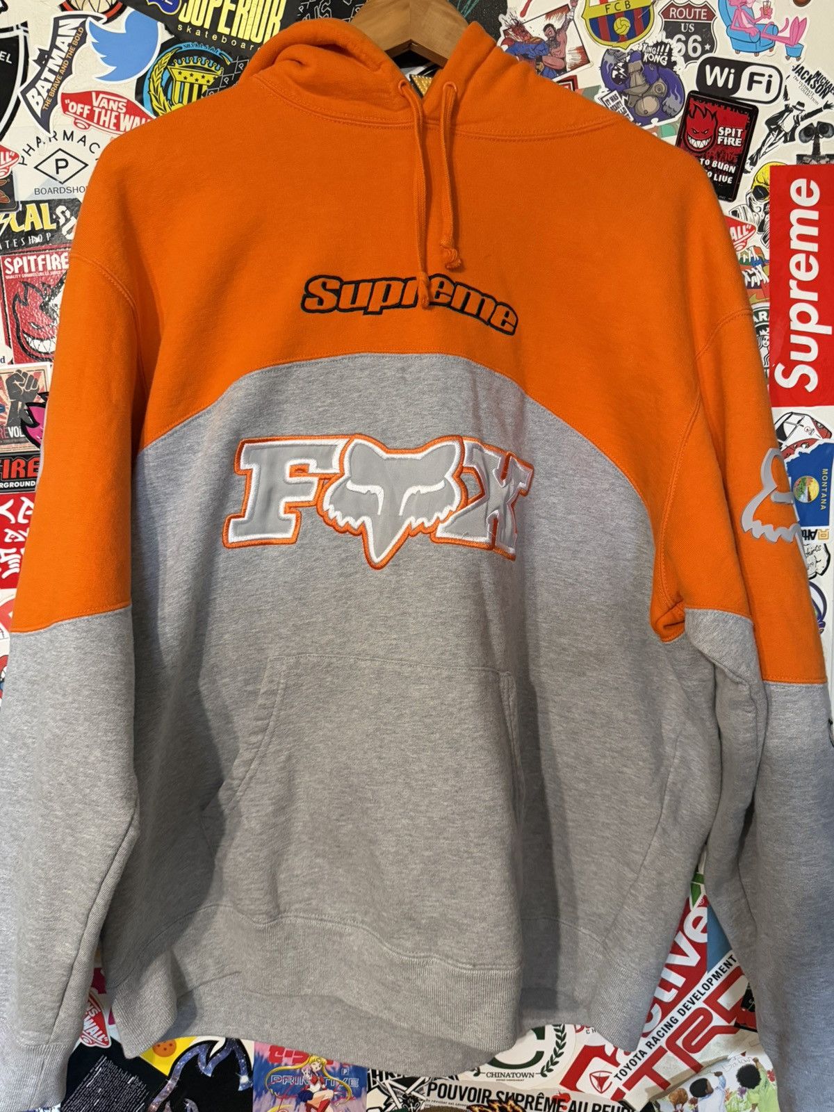 Fox Racing × Supreme Supreme Fox Racing Hooded Sweatshirt Size US L / EU 52-54 / 3 - 1 Thumbnail