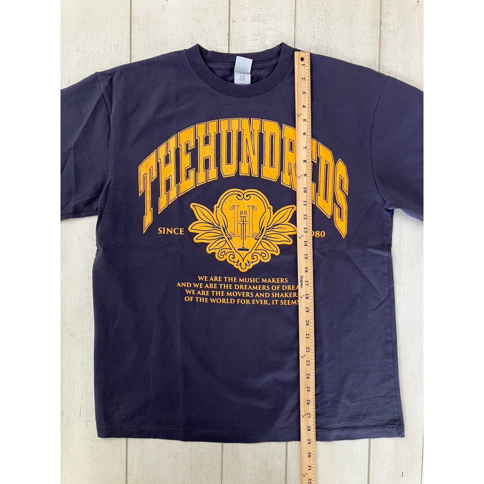 The Hundreds The Hundreds Curves Script Dreamers Shakers Alumnus T-Shirt Size US L / EU 52-54 / 3 - 6 Thumbnail