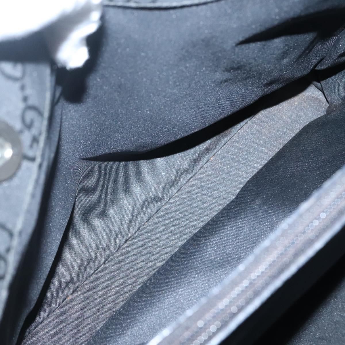 Gucci GUCCI Bamboo GG Canvas Hand Bag Nylon Black 002 002 Size ONE SIZE - 22 Thumbnail