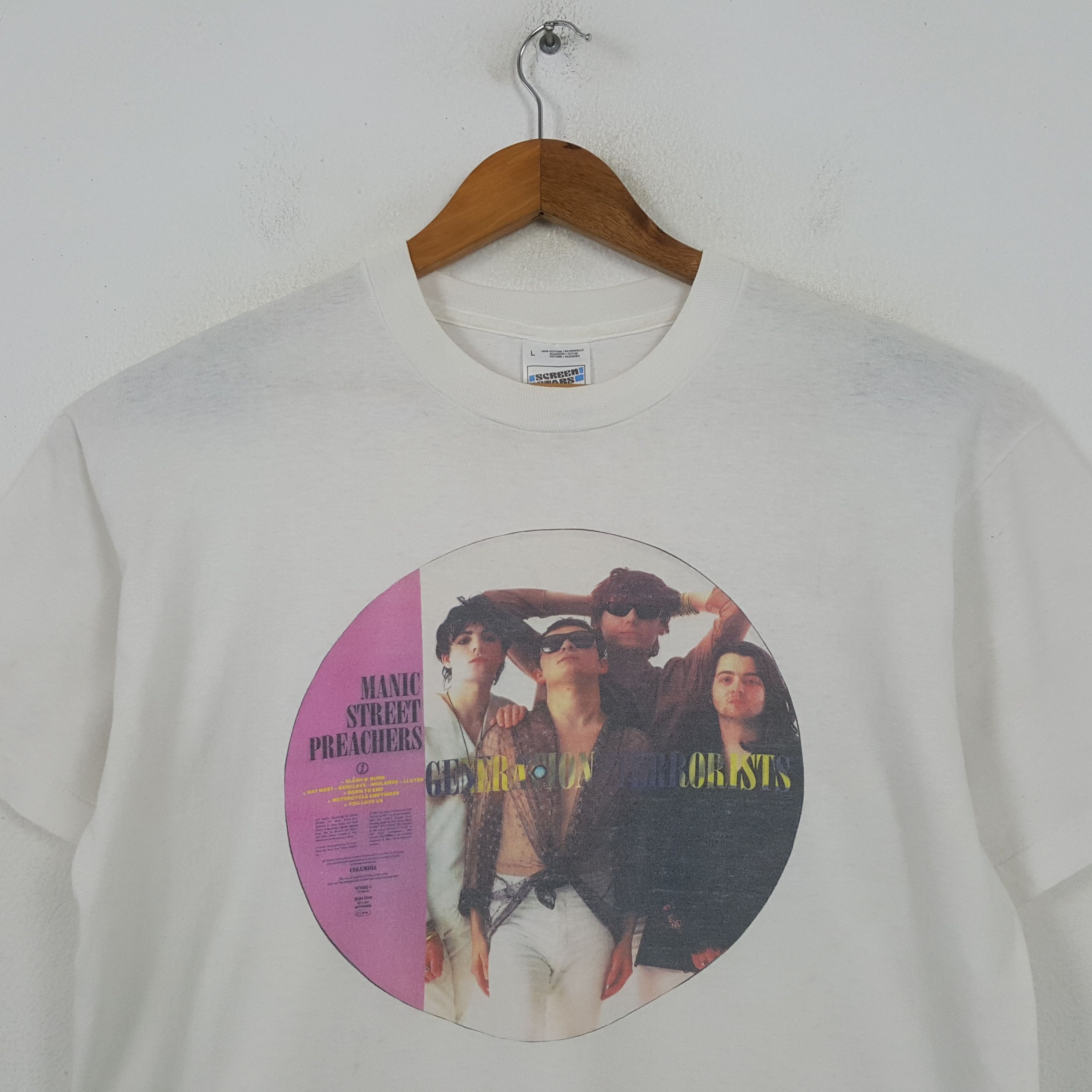 Other Vintage Manic Street Preachers Walsh Rock Band 90's Tees 32 Size US L / EU 52-54 / 3 - 2 Thumbnail