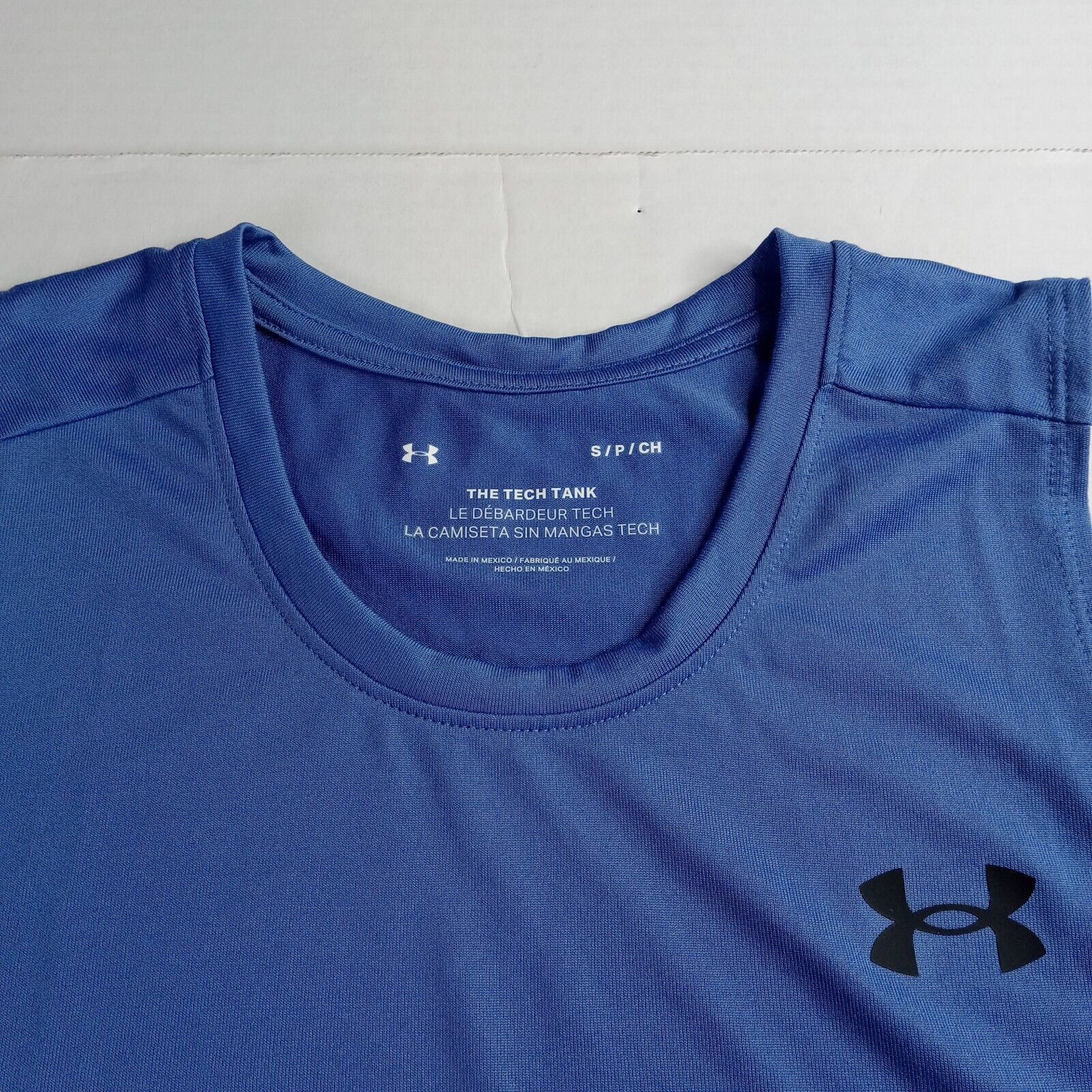 Under Armour Under Armour Fitted Tech Tank Top Men's S Small Blue 1382795 Size US S / EU 44-46 / 1 - 2 Thumbnail
