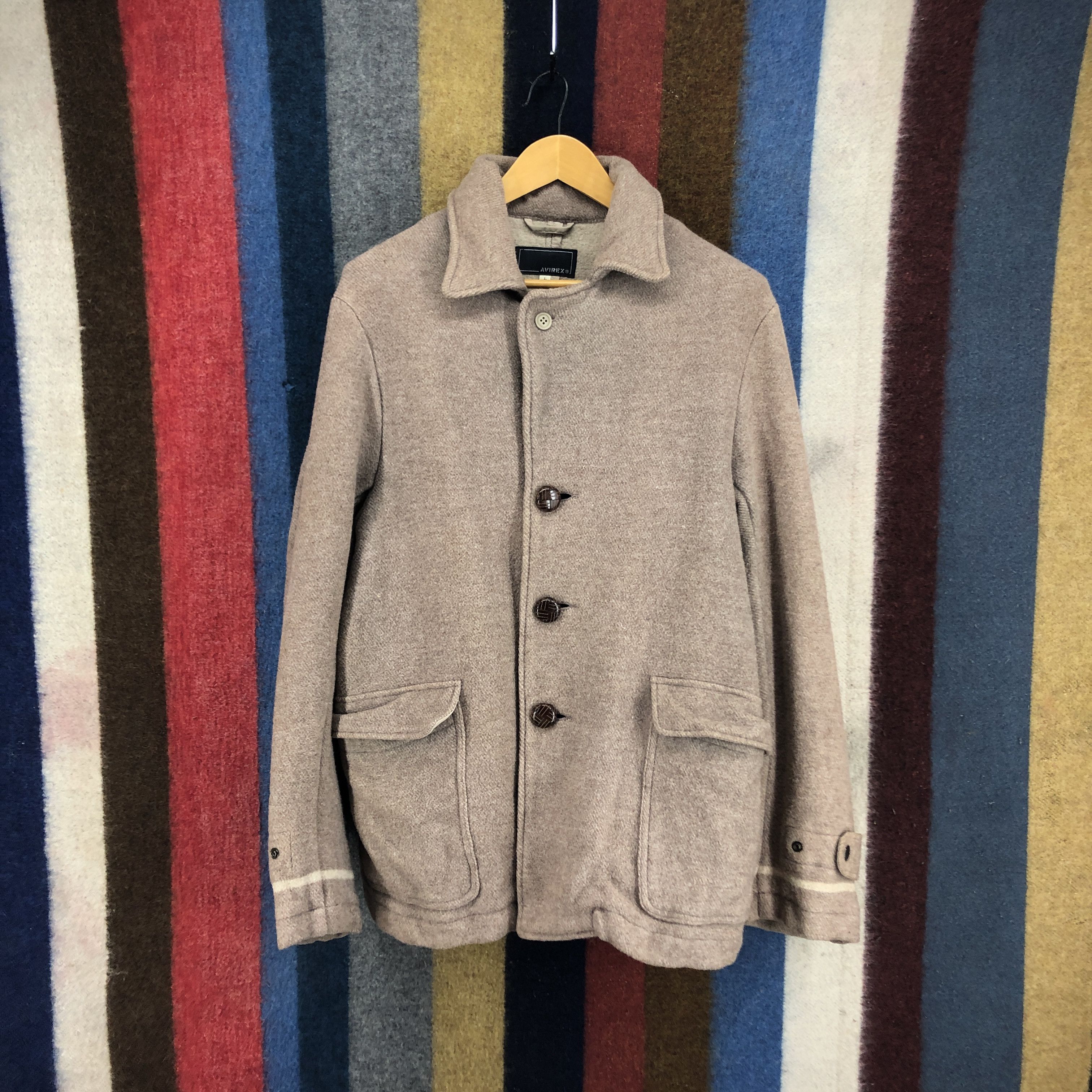 AVIREX Wool Jacket Button Down #2829-103