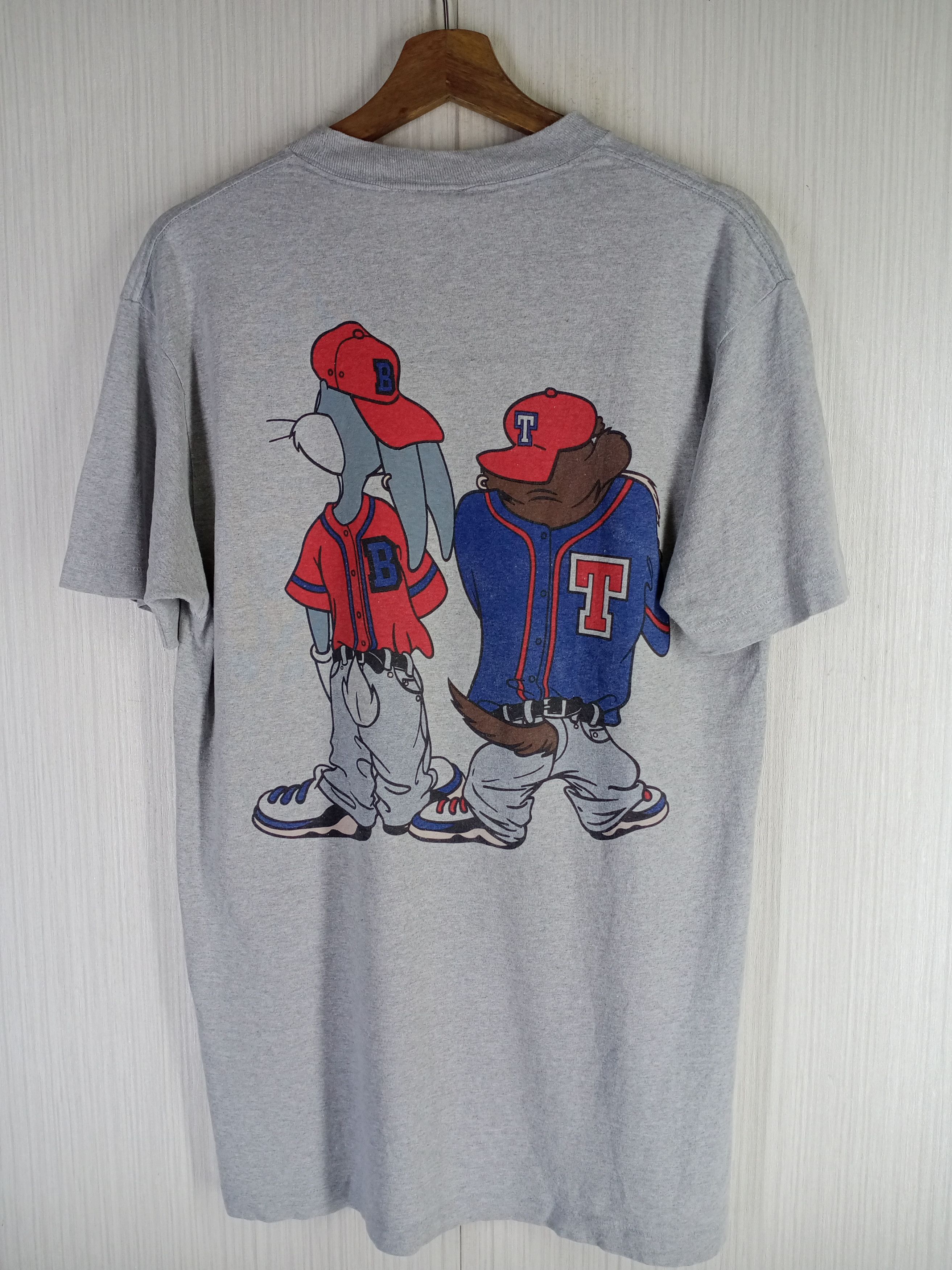 Cartoon Network × Vintage × Warner Bros Rare Vintage 1992 Looney Tunes Warner Bros Characters Tshirt Size US L / EU 52-54 / 3 - 2 Thumbnail