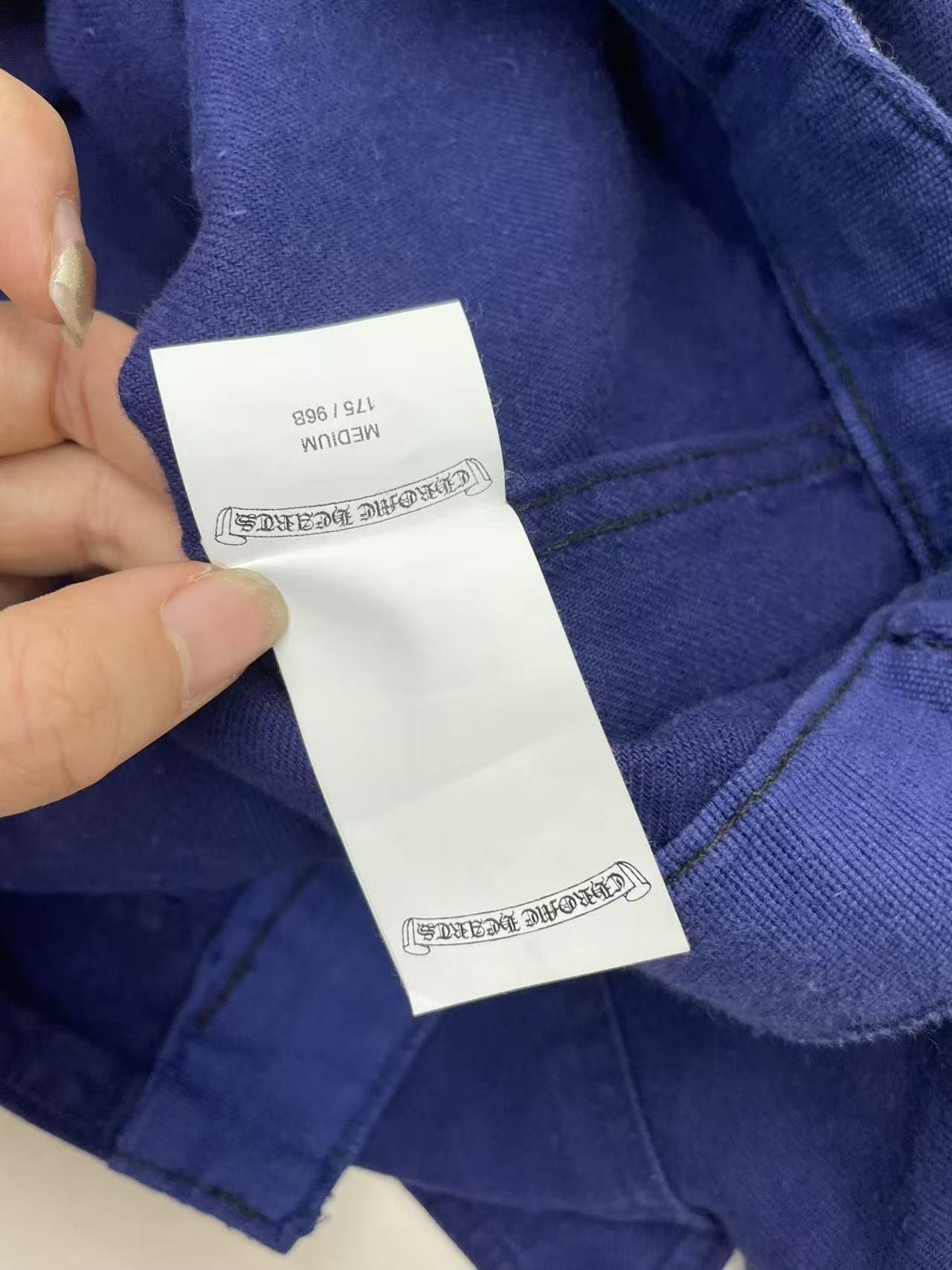 Chrome Hearts Chrome Hearts Cross Patch Bleu de Travail French Work Jacket Size US M / EU 48-50 / 2 - 6 Thumbnail