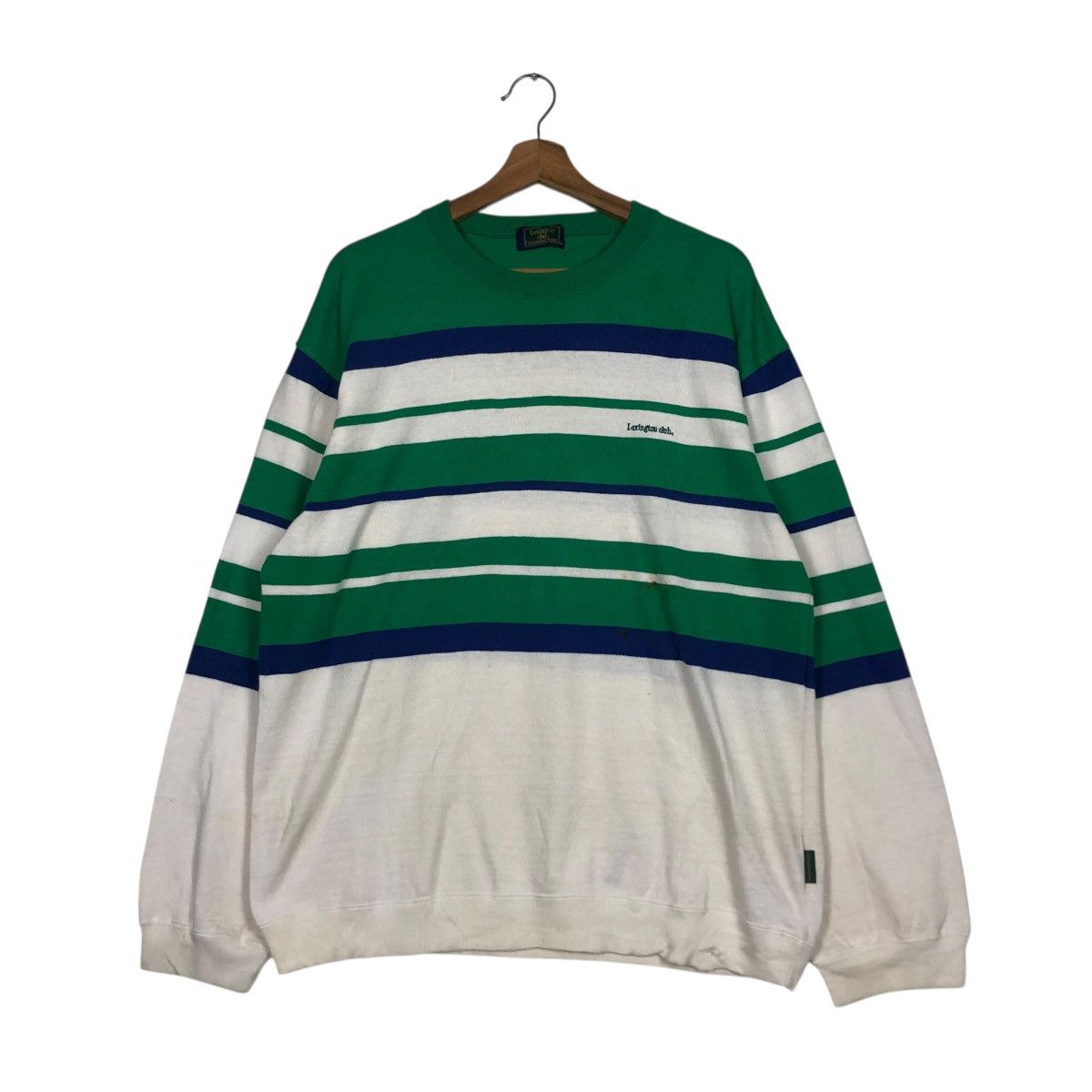 Vintage 🔥VINTAGE SWEATSHIRT STRIPED LEXINGTON CLUB ISSEY MIYAKE Size US M / EU 48-50 / 2 - 3 Thumbnail