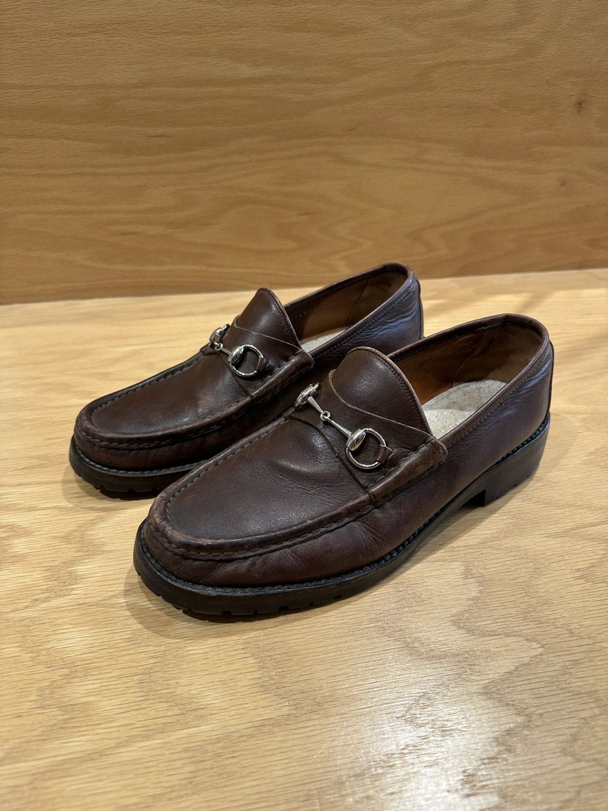 Gucci Gucci Horsebit Lug Sole Loafer Size US 10.5 / EU 43-44 - 4 Thumbnail