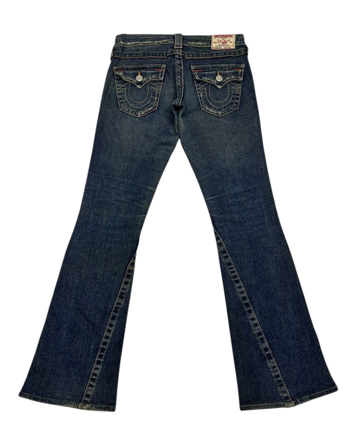 Japanese Brand × True Religion Flare Jeans True Religion Joey Bootcut Distressed Denim Jean Size 28" / US 6 / IT 42 - 2 Thumbnail