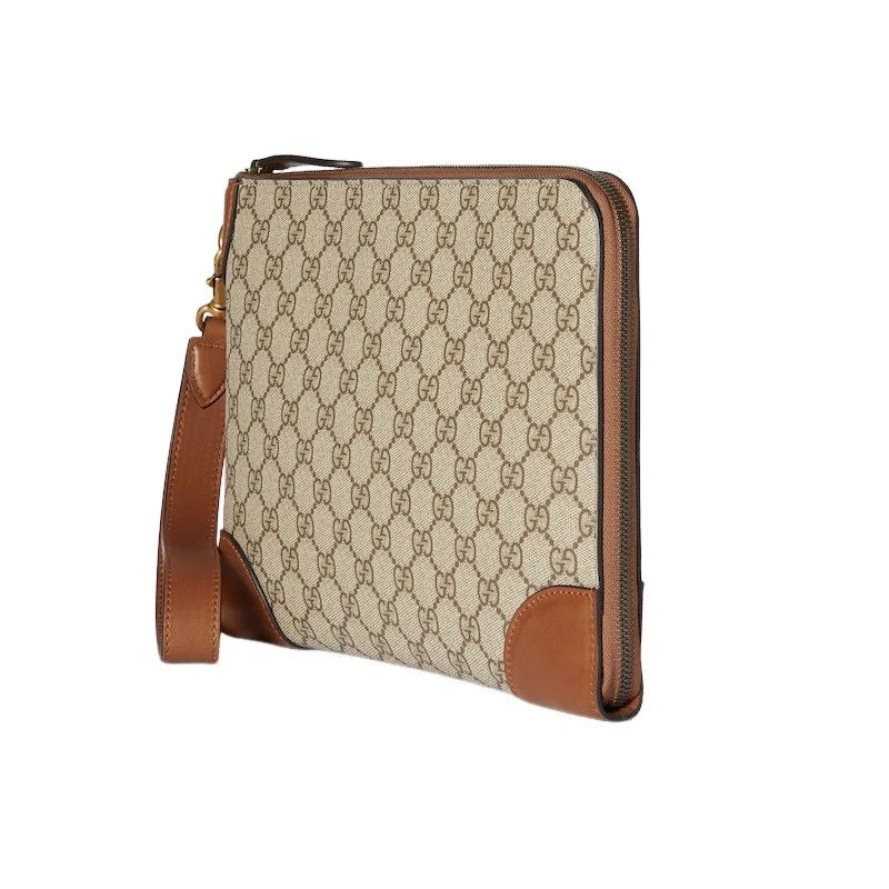 Gucci GUCCI GG Small Beige/Brown Business Case New/Auth Size ONE SIZE - 2 Thumbnail