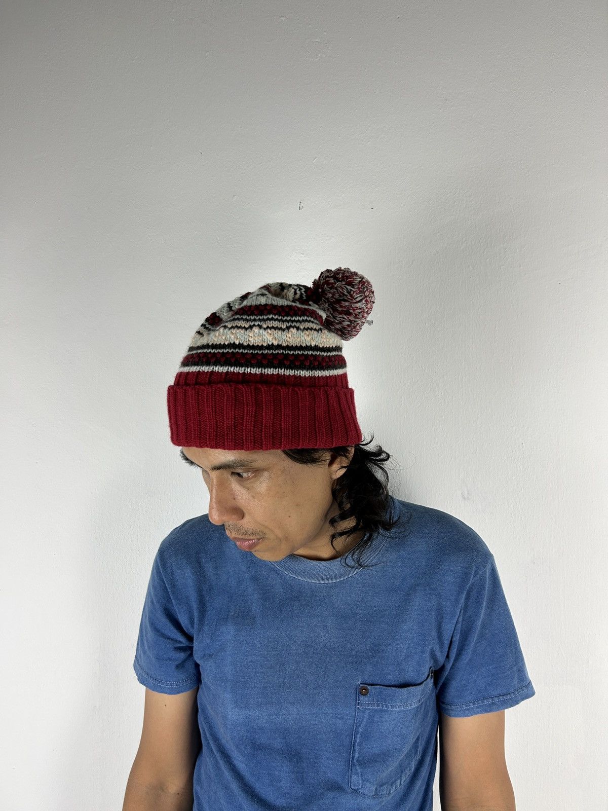 Issey Miyake × Japanese Brand Sunaokuwahara - Beanie Size ONE SIZE - 3 Thumbnail