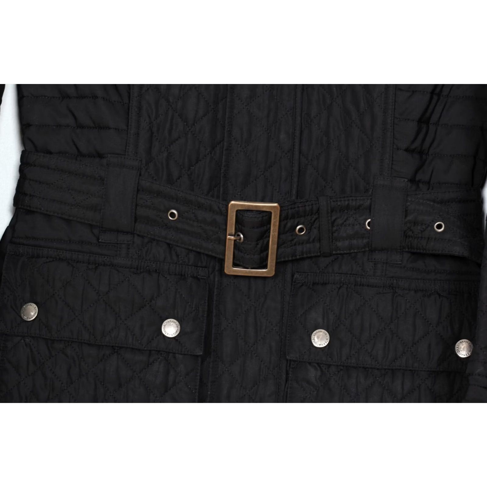 Barbour BARBOUR Jacket Women Quilted VANIER BELTED QUILT BARBOUR INTERNATIONAL MID-LENGTH Black 12 UK 12 EU 38 US 8 Mens? Size XL / US 12-14 / IT 48-50 - 5 Thumbnail
