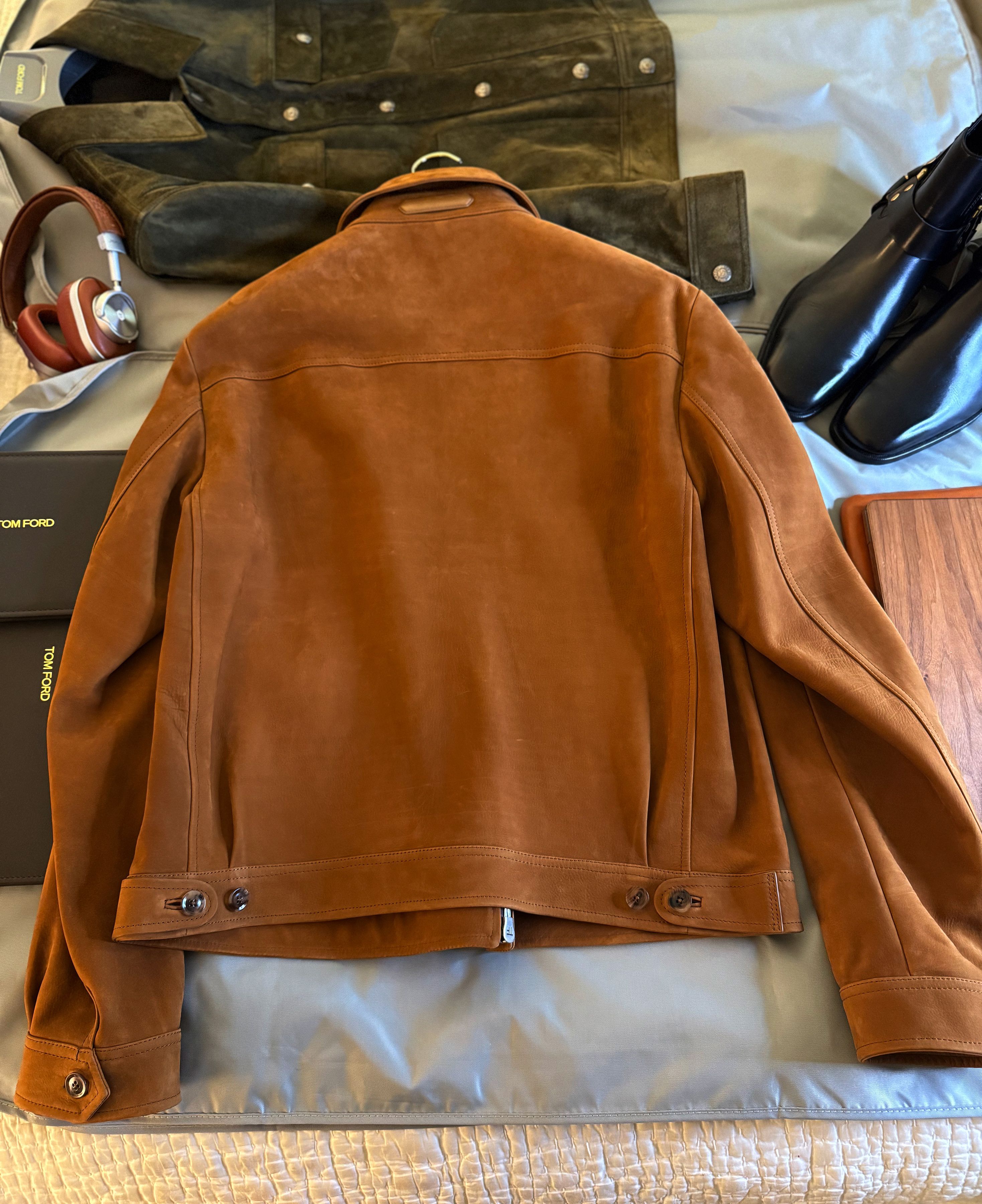 Tom Ford Fits smaller, A Menswear Grail, Rare Bovine Leather Jacket Size US XXL / EU 58 / 5 - 21 Thumbnail