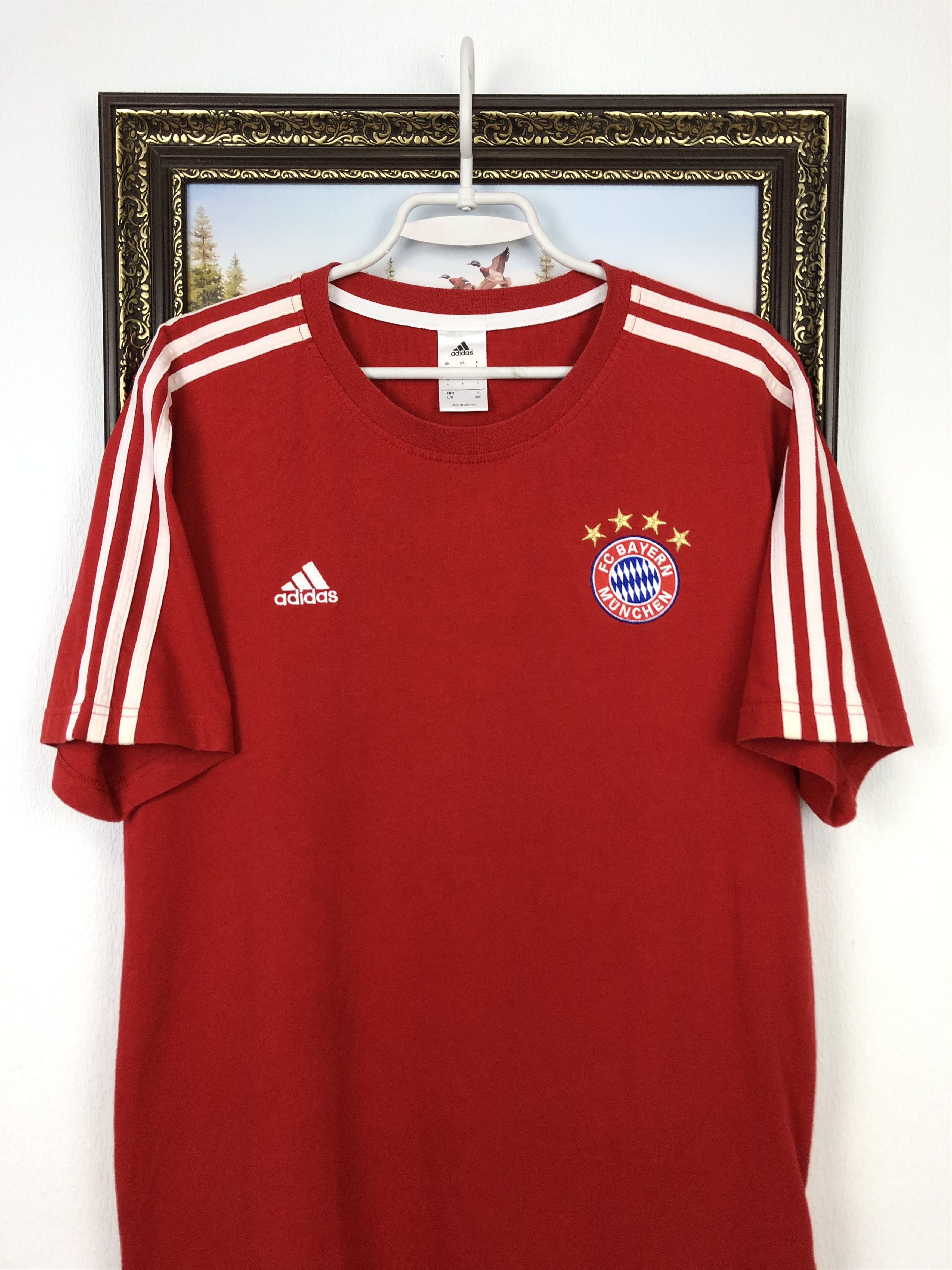 Adidas Adidas Bayern Munich Football Shirt Soccer Train Jersey Size US L / EU 52-54 / 3 - 2 Thumbnail
