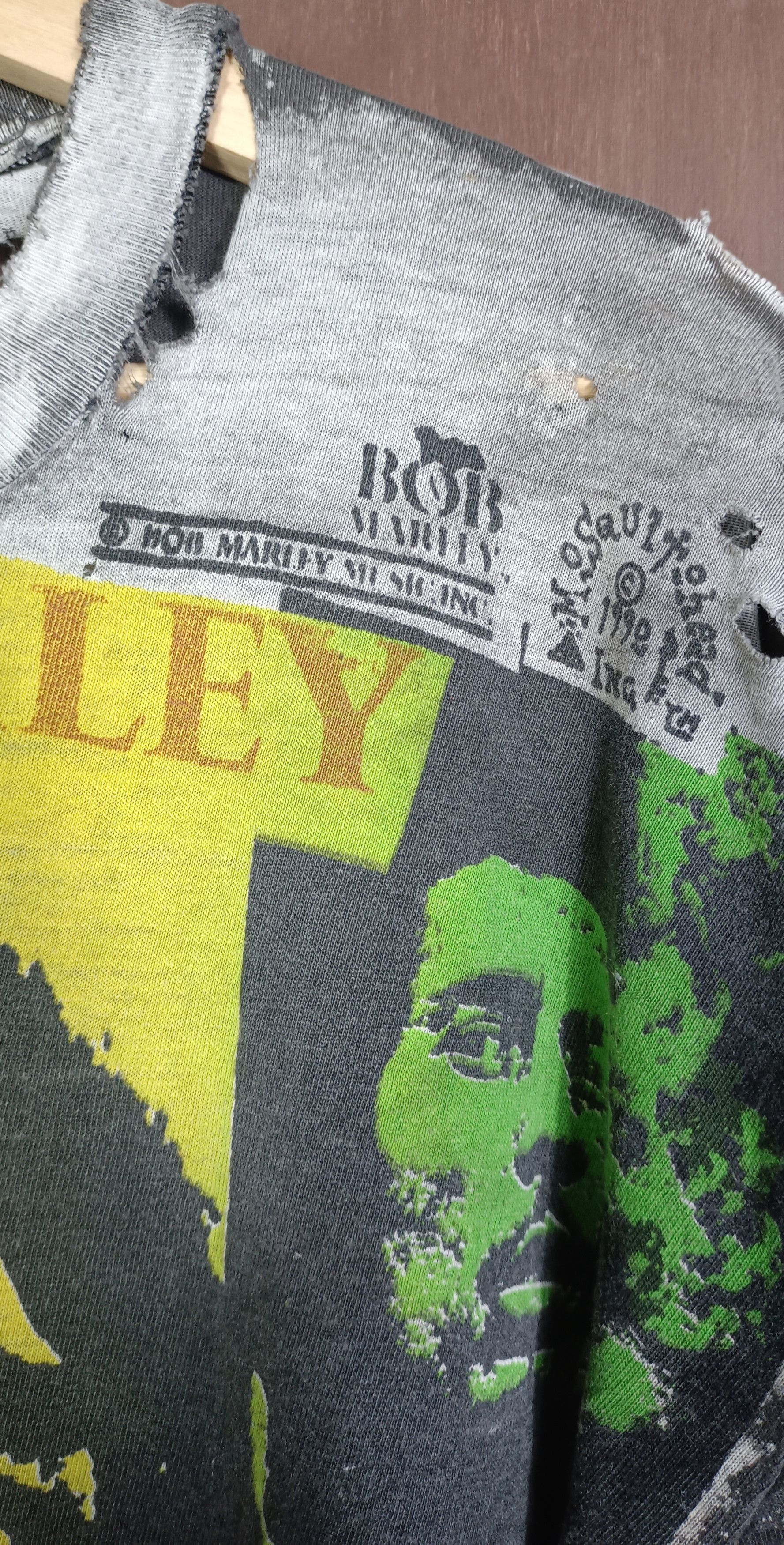 Bob Marley True Vintage🔥Bob Marley Mosquitohead 90s AOP Size US L / EU 52-54 / 3 - 7 Thumbnail