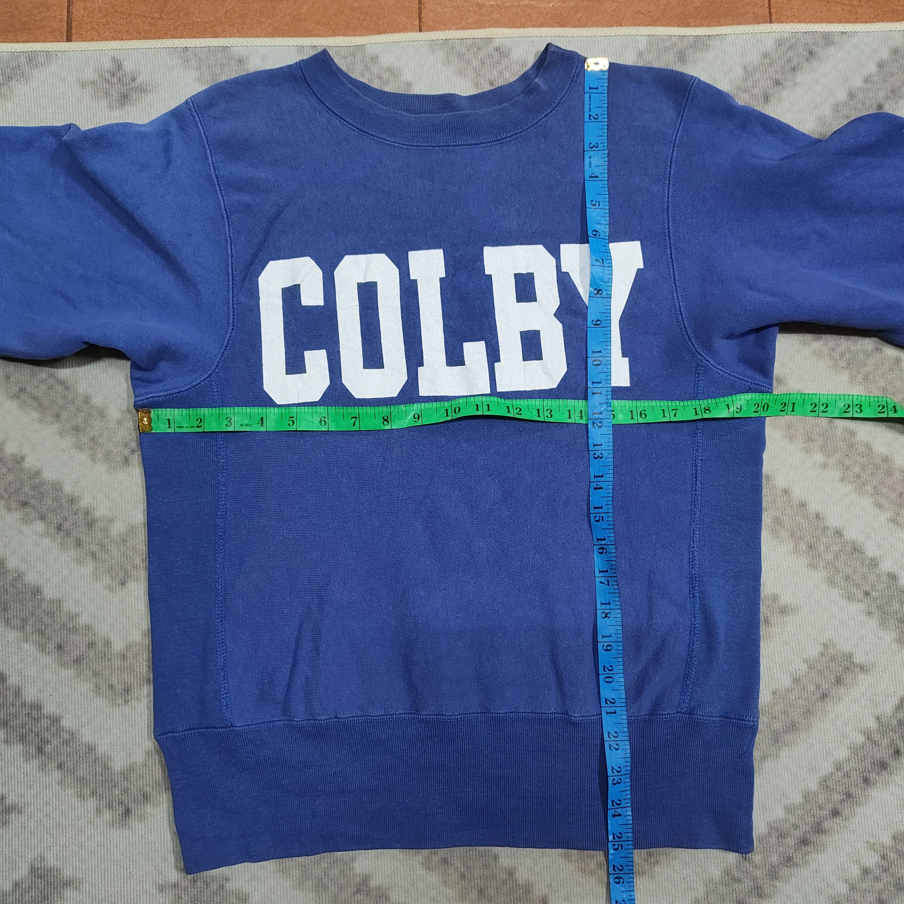 Champion Vintage 90s CHAMPION COLBY Spellout Sweatshirt Size US S / EU 44-46 / 1 - 7 Thumbnail