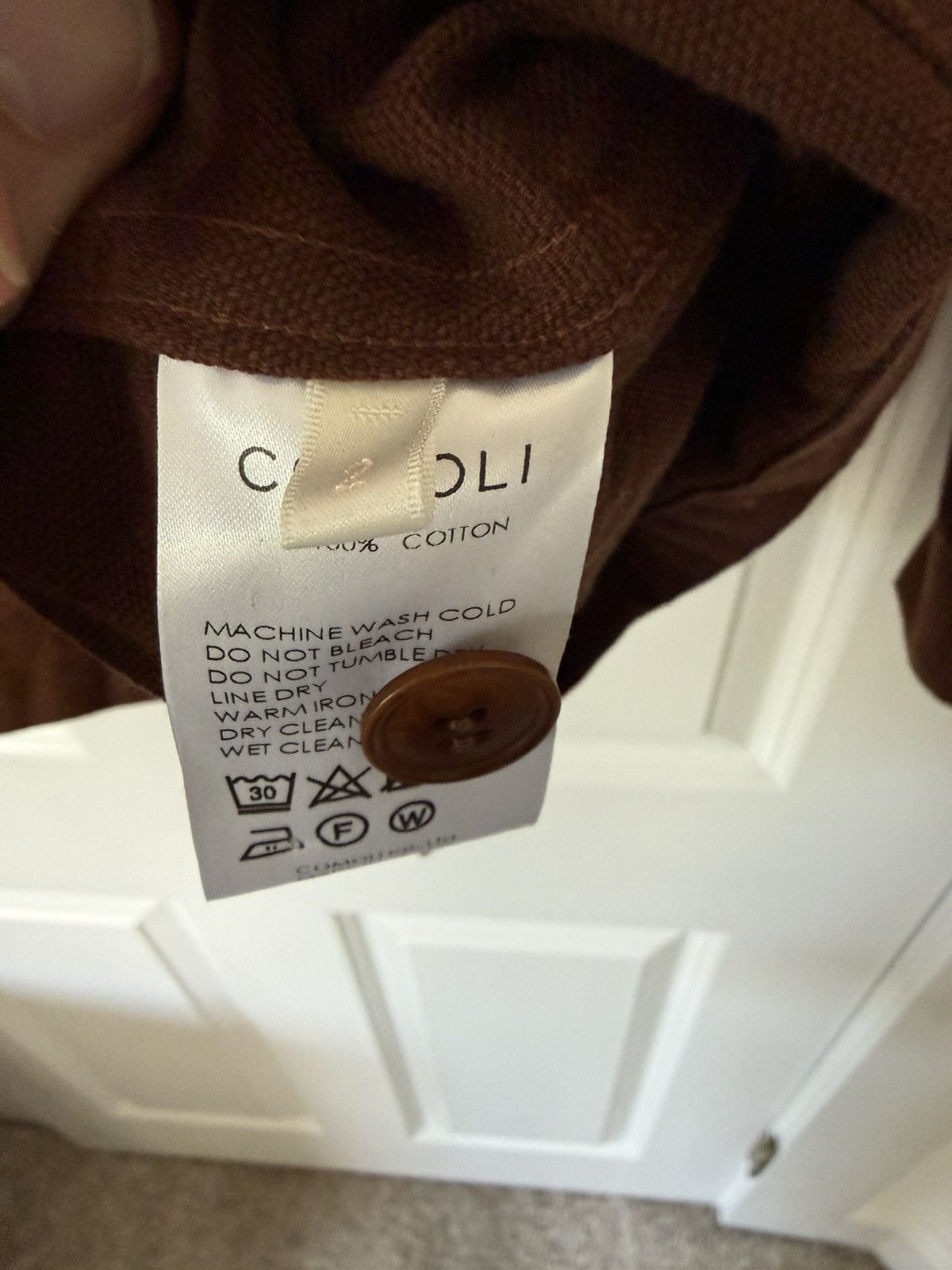 Comoli Brown cotton field jacket Size US M / EU 48-50 / 2 - 5 Thumbnail