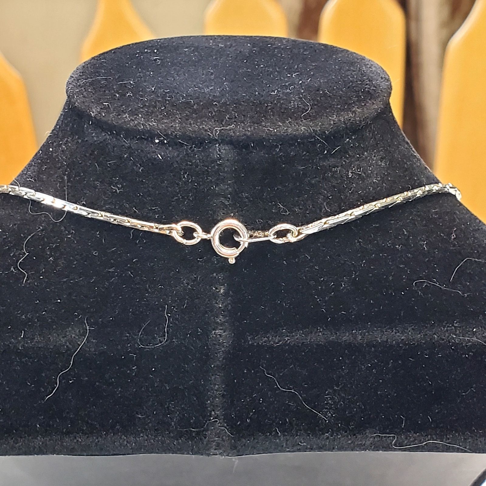 Other Vintage Napier Silver Tone Box Chain Necklace 14" Size ONE SIZE - 4 Thumbnail