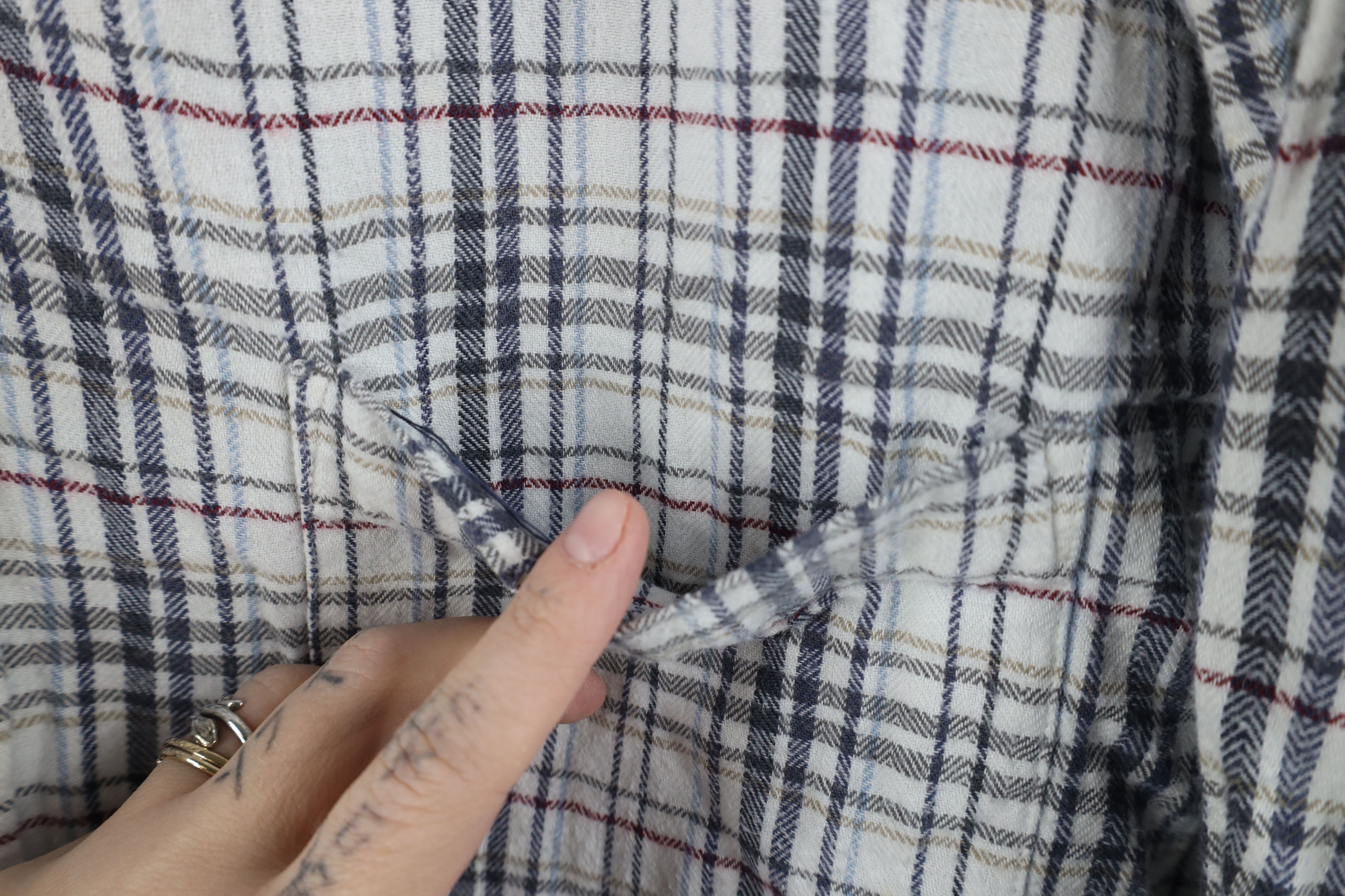 Vintage Vintage 90s Streetwear Flannel Collared Button Down Shirt Size US XL / EU 56 / 4 - 8 Thumbnail